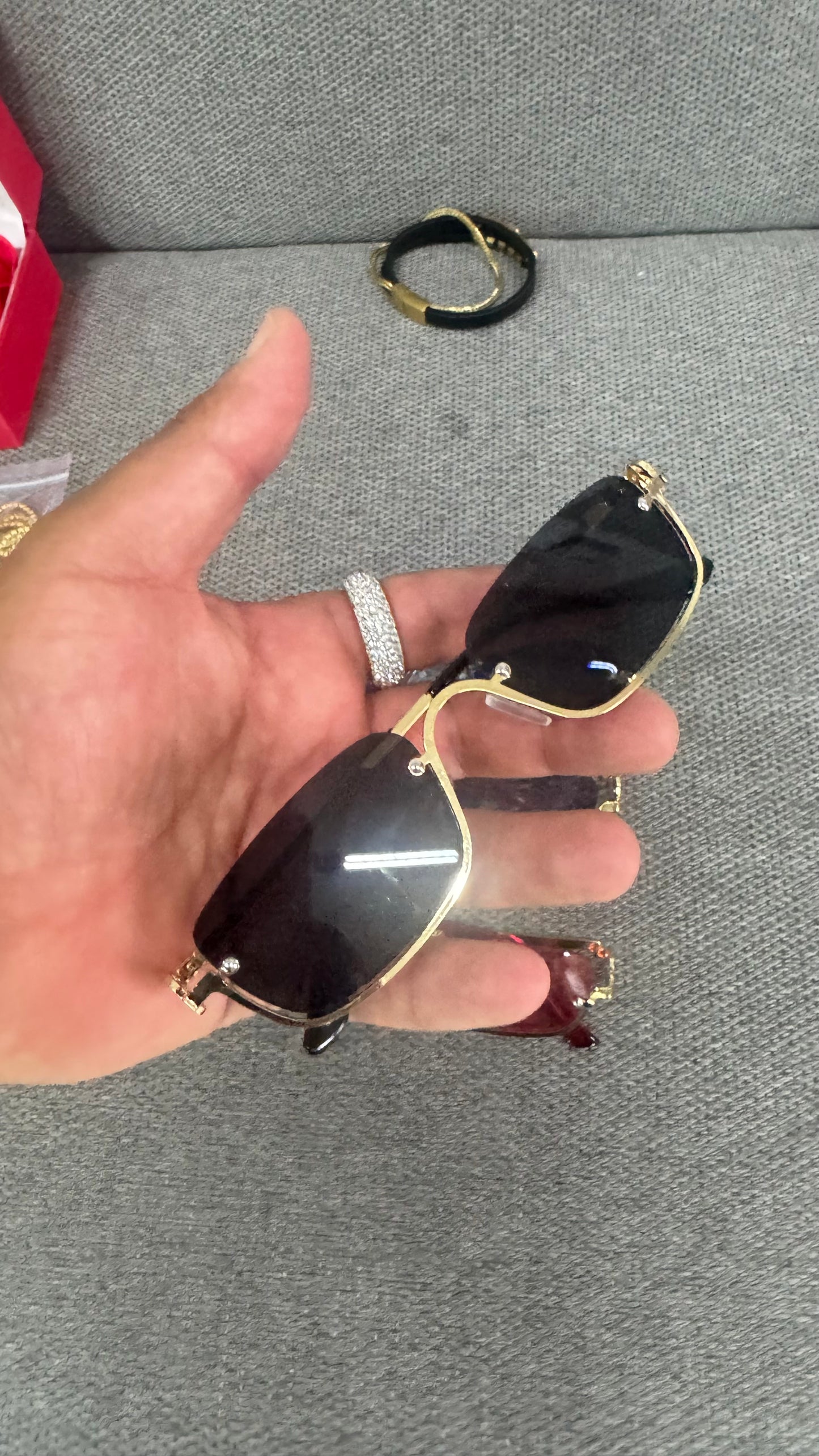 Occhiali nero unisex *55