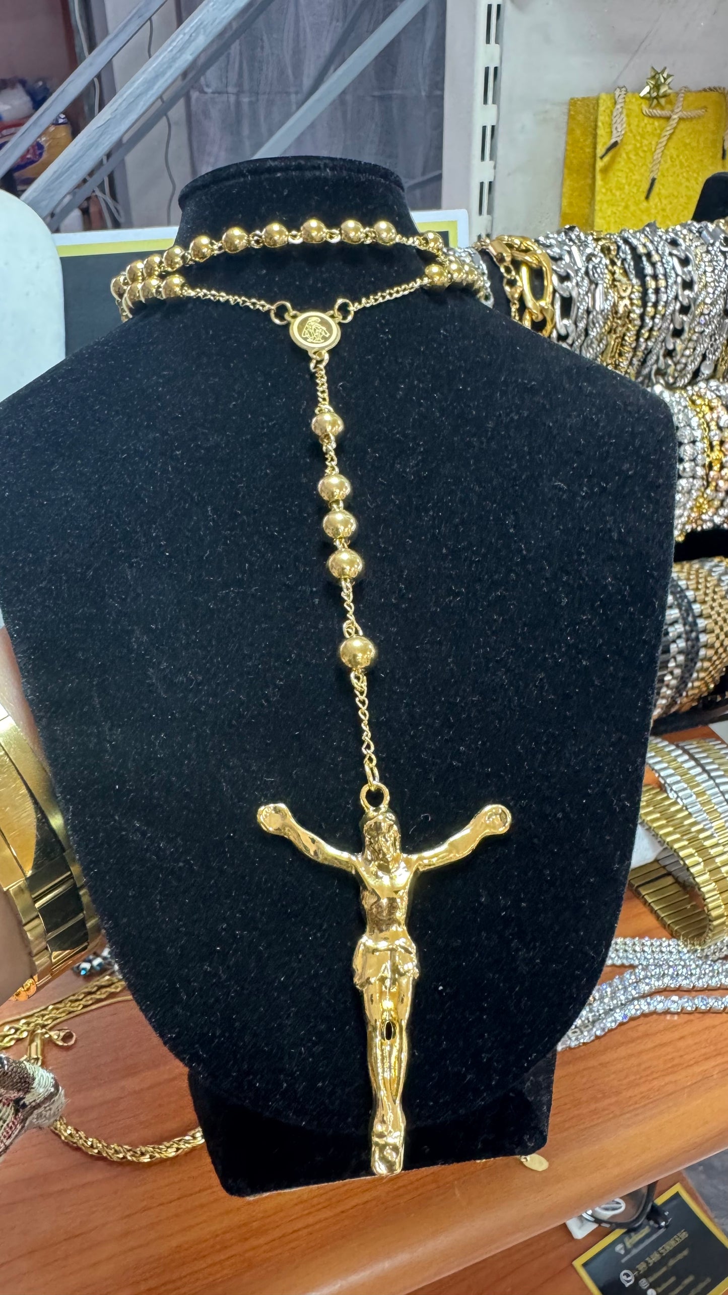 Rosario oro acciaio *19