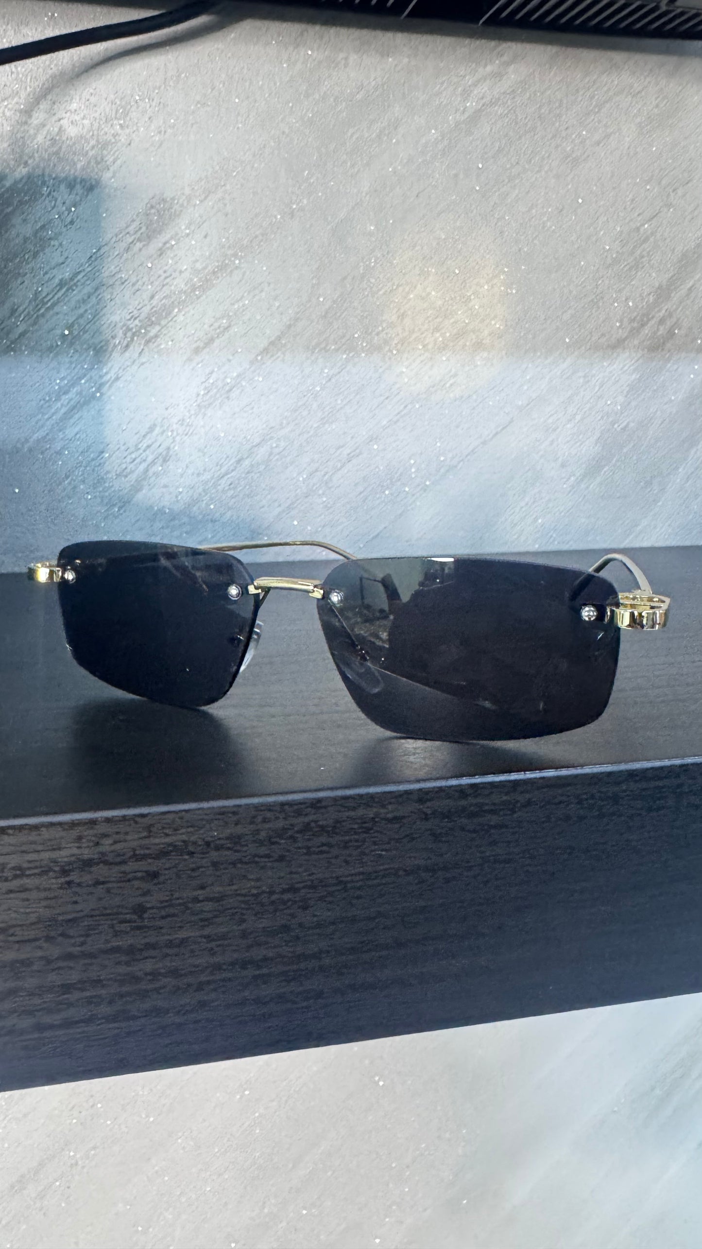 Occhiali da sole nero unisex *68