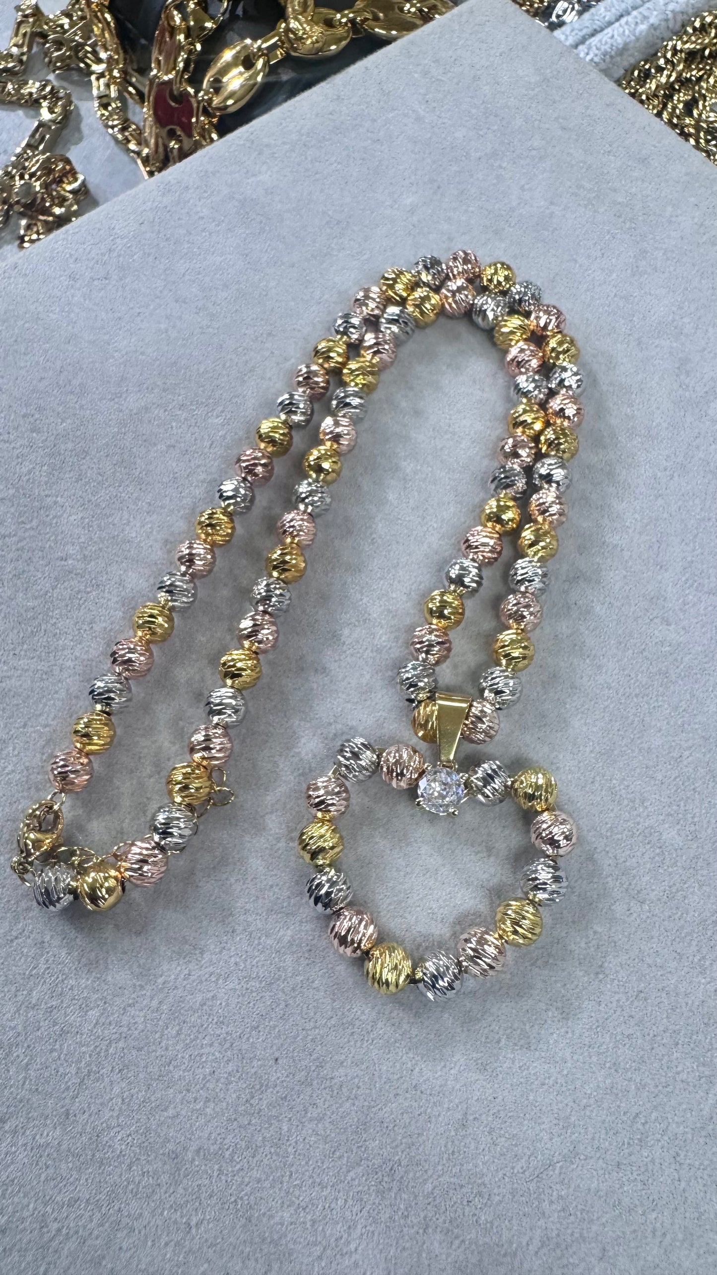 Collana MILLELUCI con cuore *106