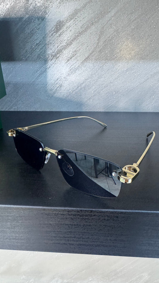 Occhiali da sole nero unisex *68