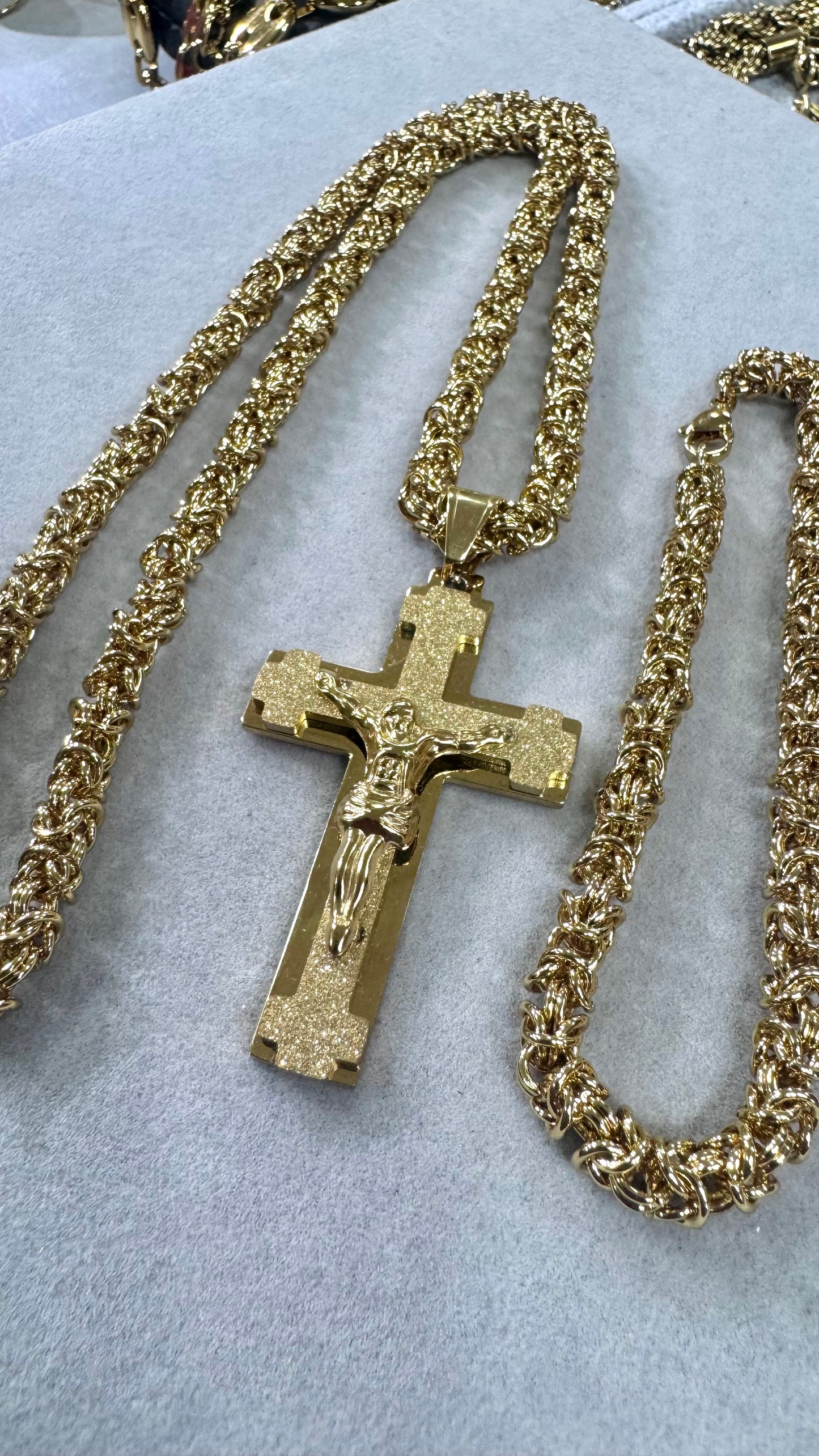 combo kit croce Acciaio oro*189
