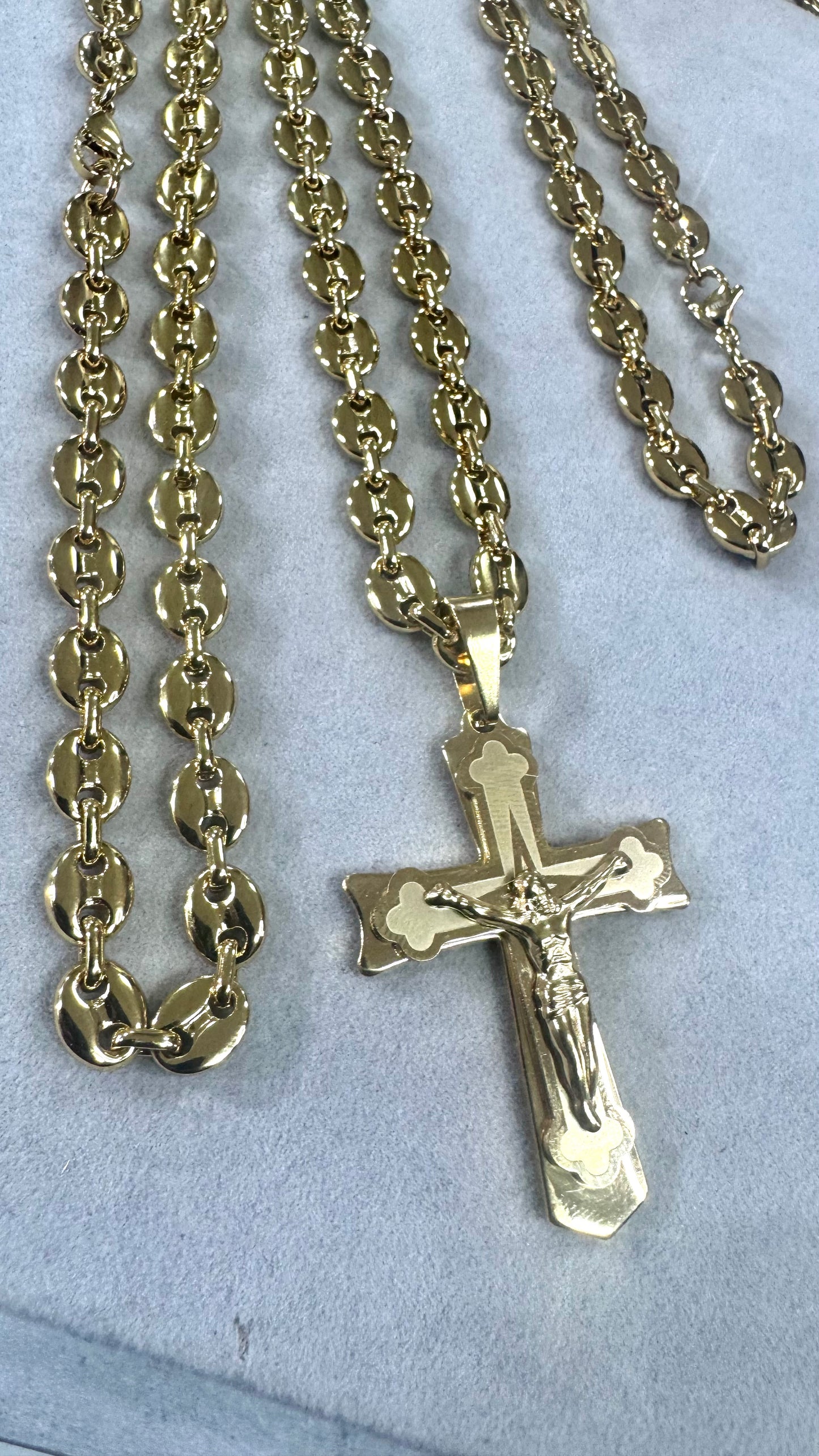 combo kit croce Acciaio oro*185