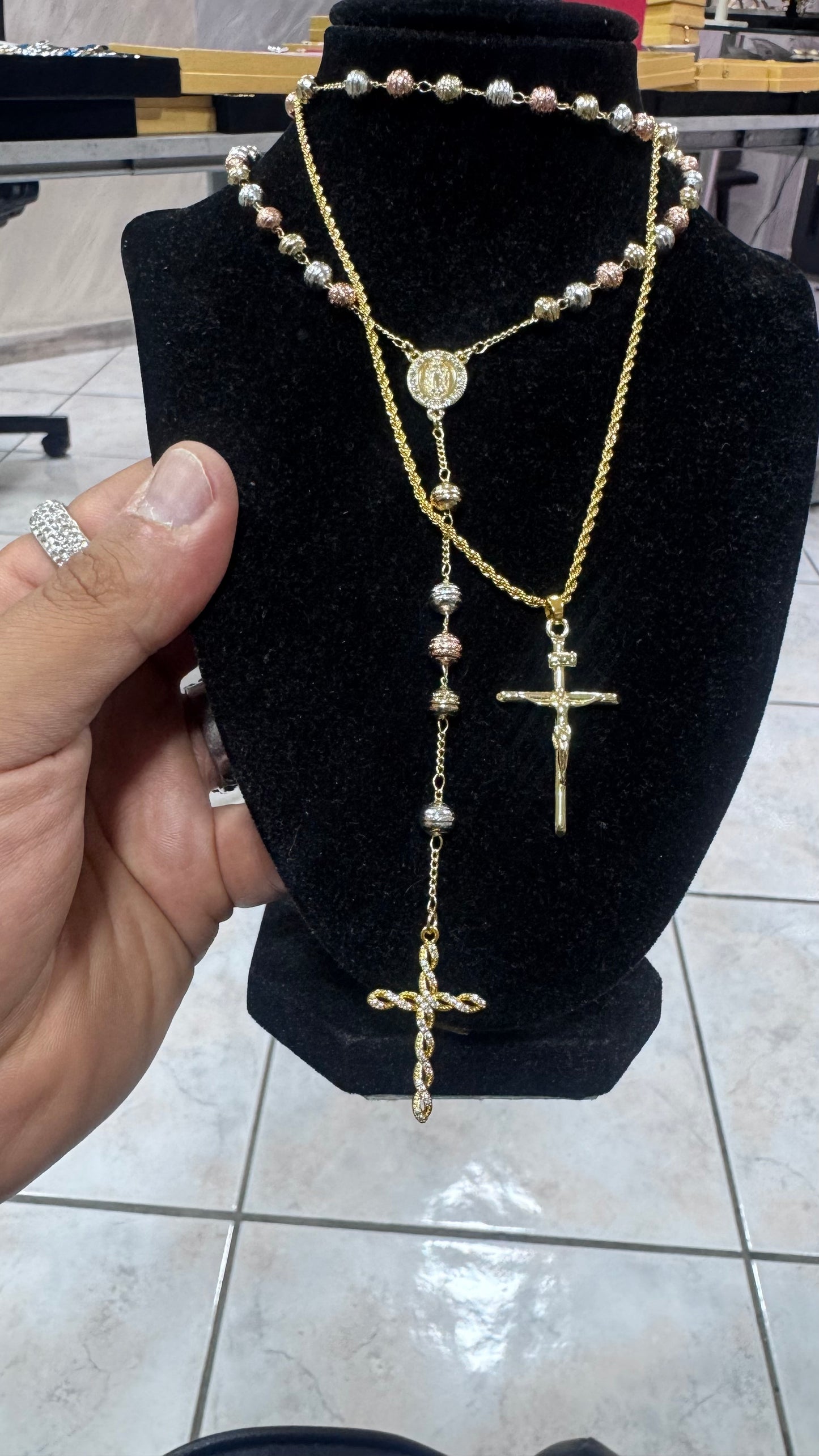 Combo kit Rosario Prayer  martellato *657