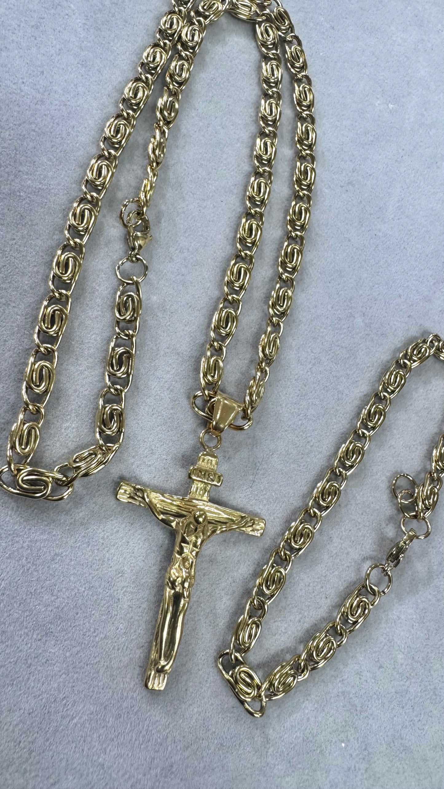 combo kit croce Acciaio oro*187