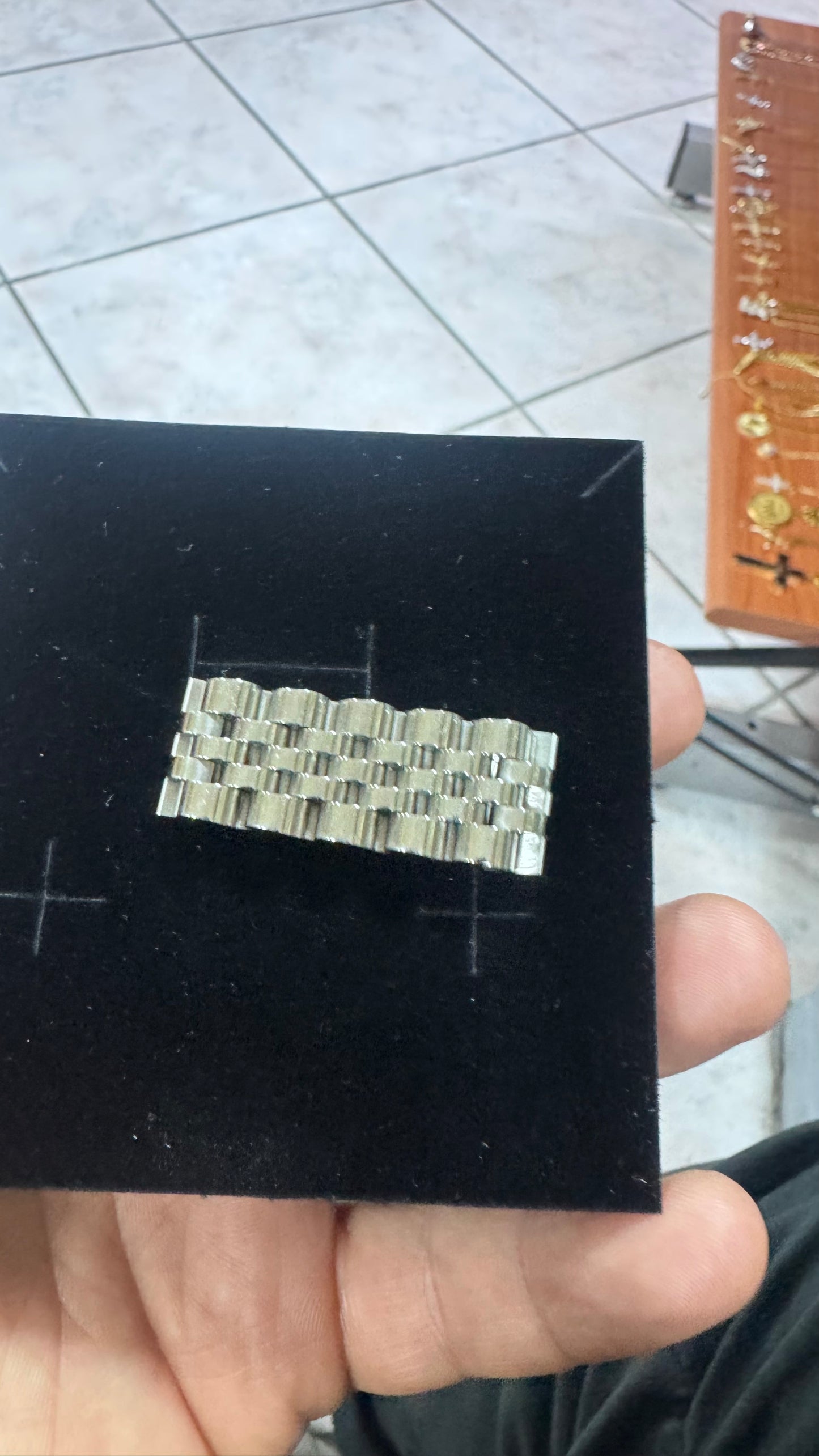 Anello giubileo morbido acciaio Argento *64