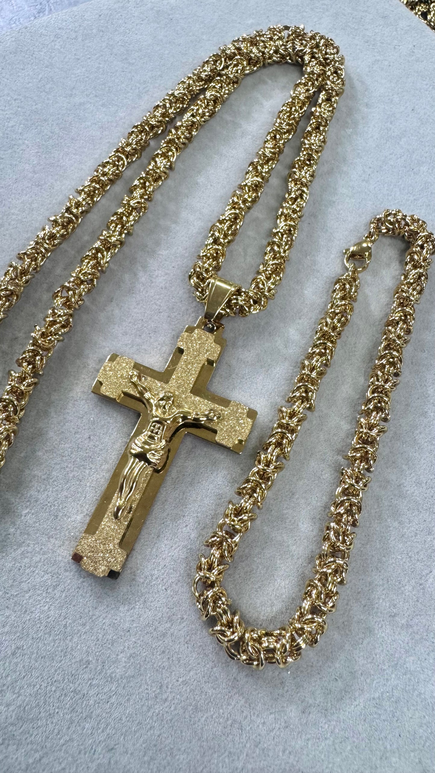 combo kit croce Acciaio oro*189