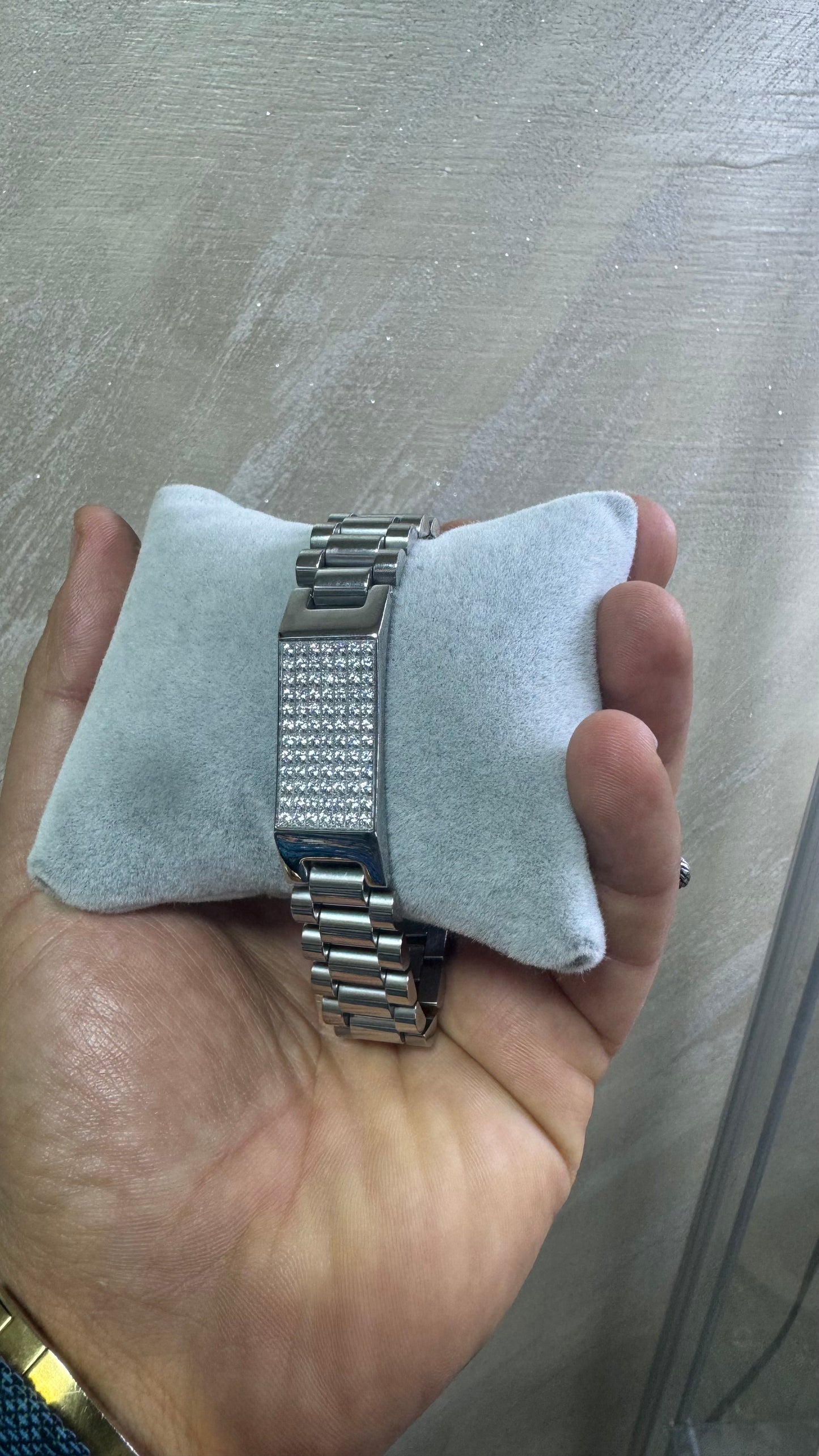 Bracciale president Diamond acciaio *40