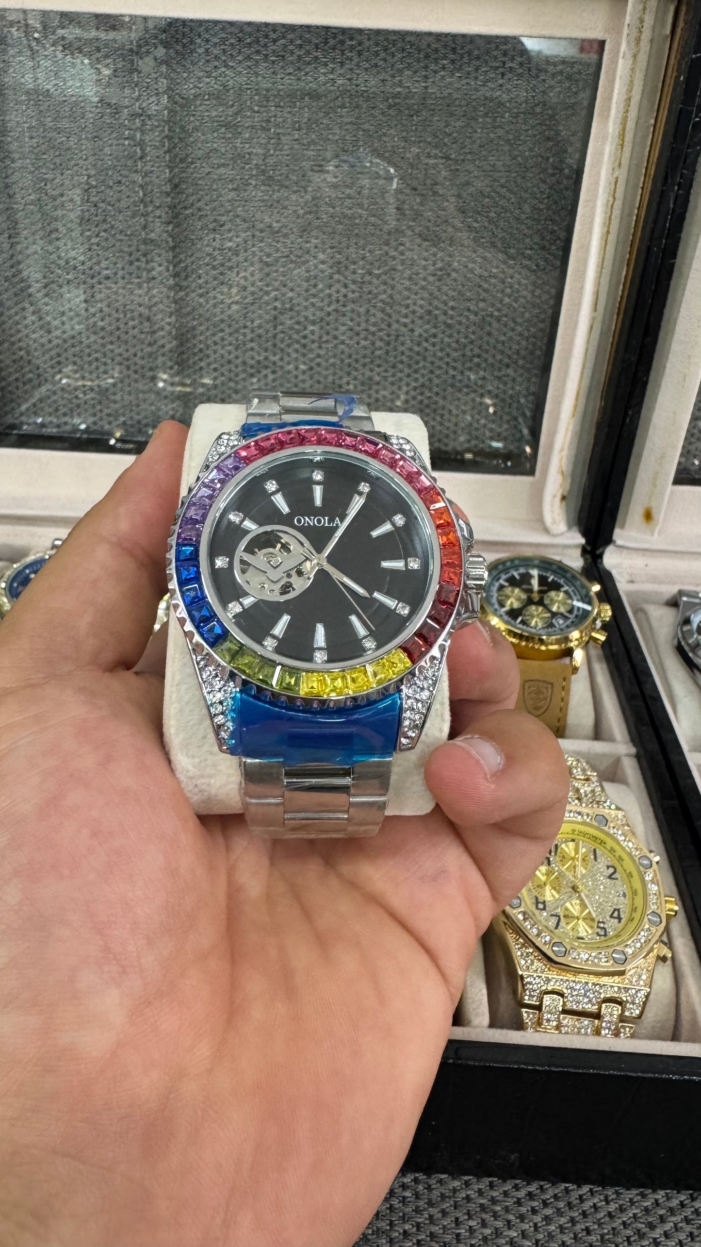 Orologio acciaio argento automatico *29