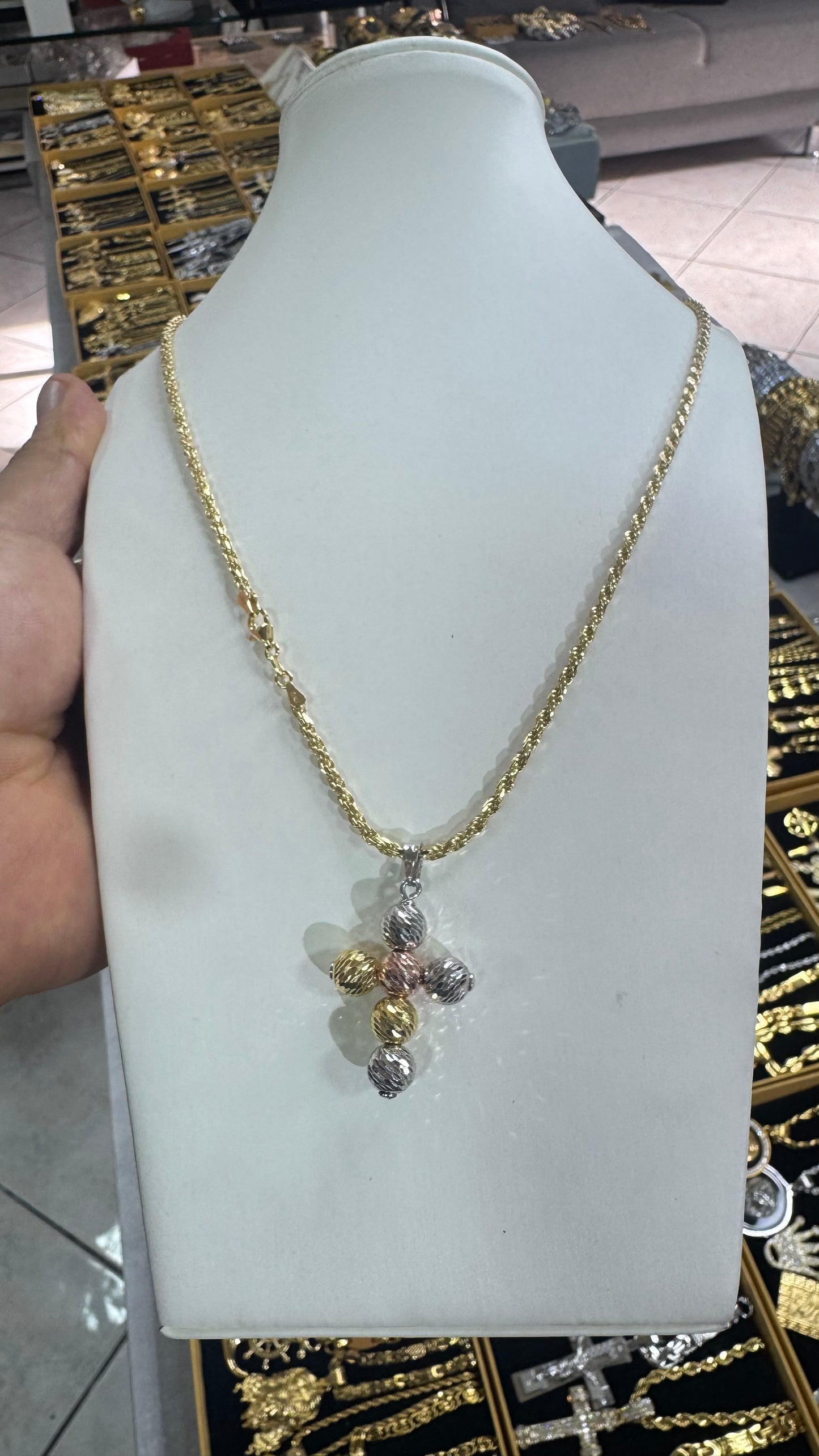 Collana Argento 925  croce *601