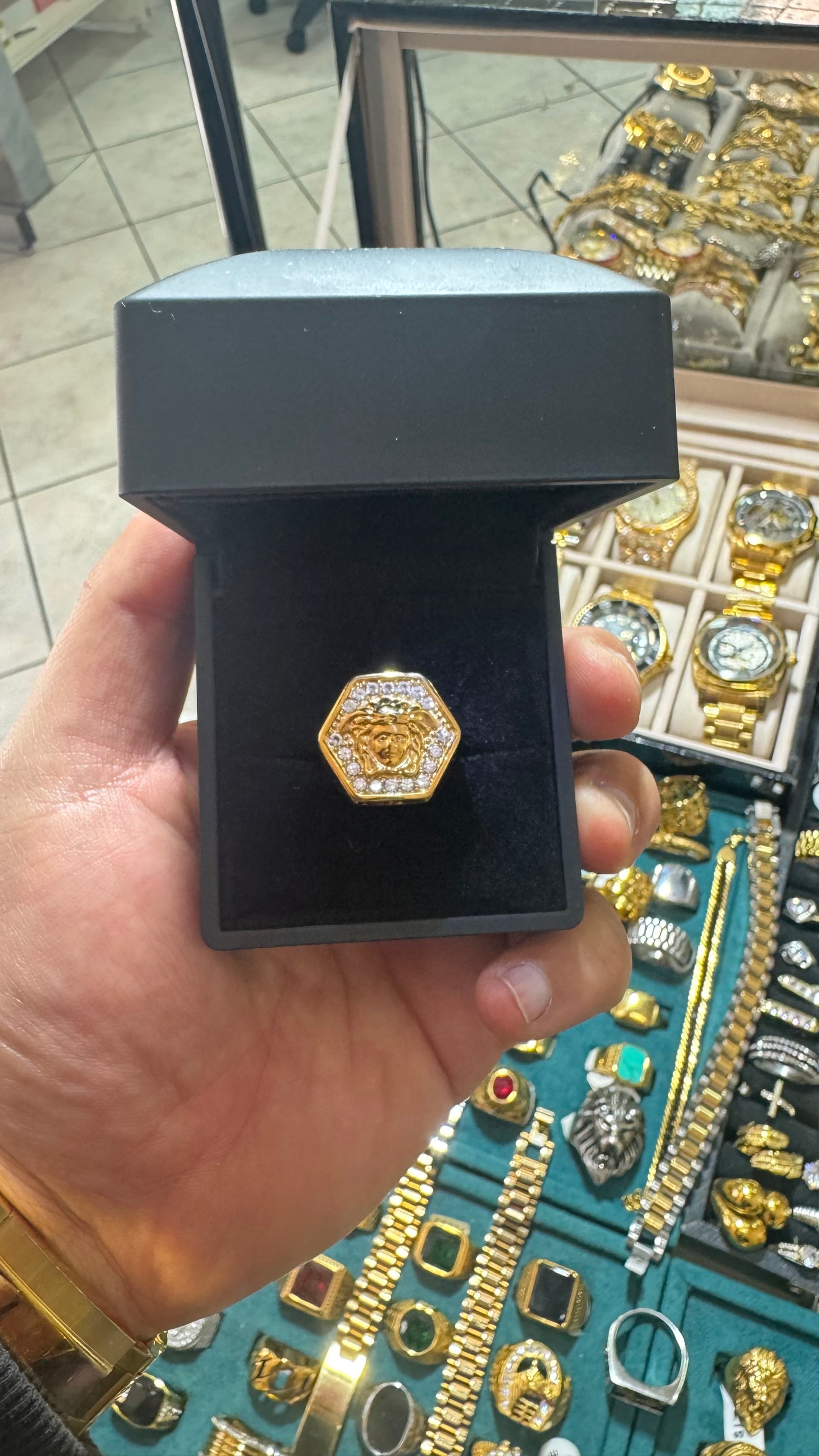 Anello medusa acciaio *14