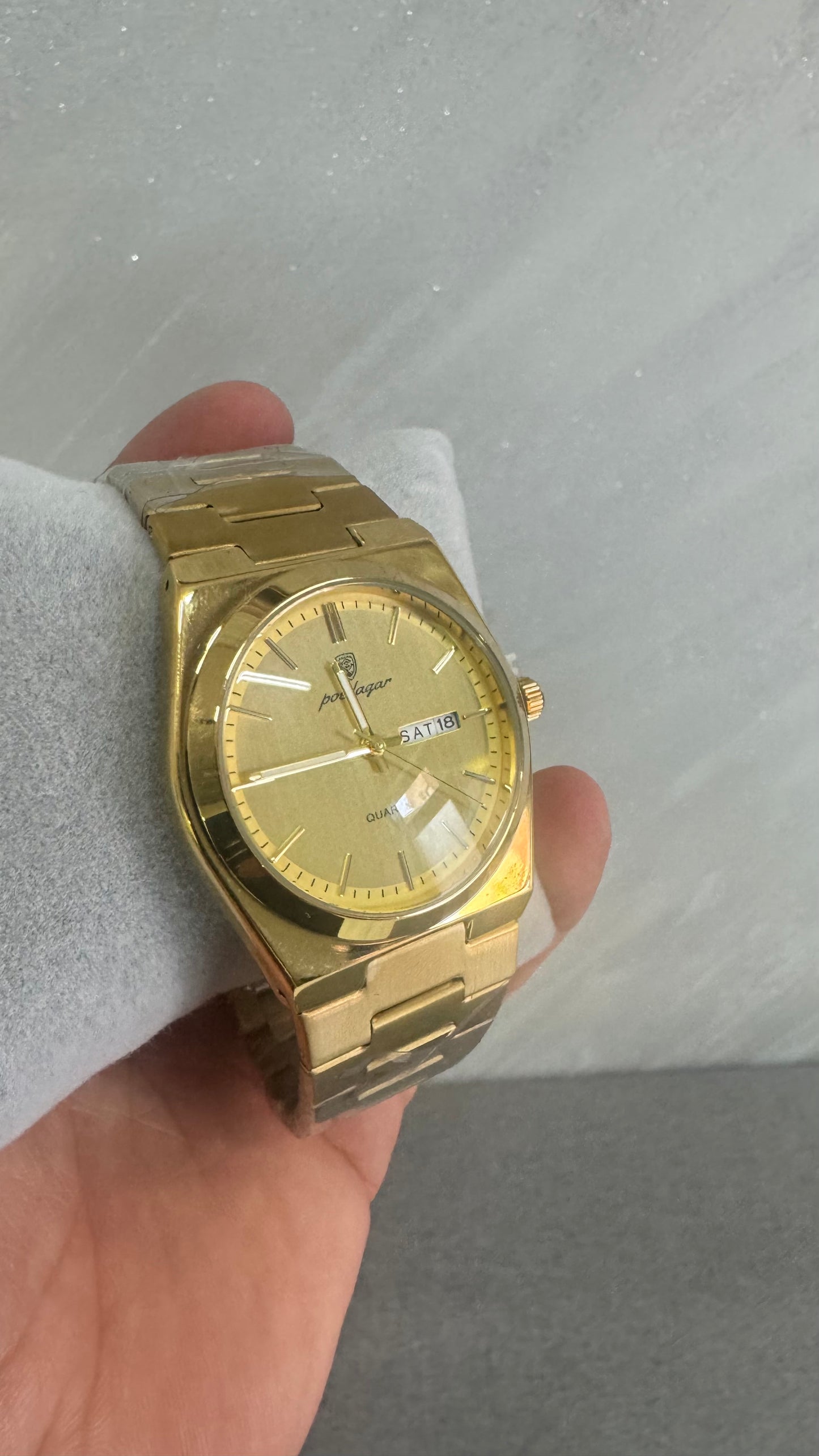 Orologio acciaio oro *32
