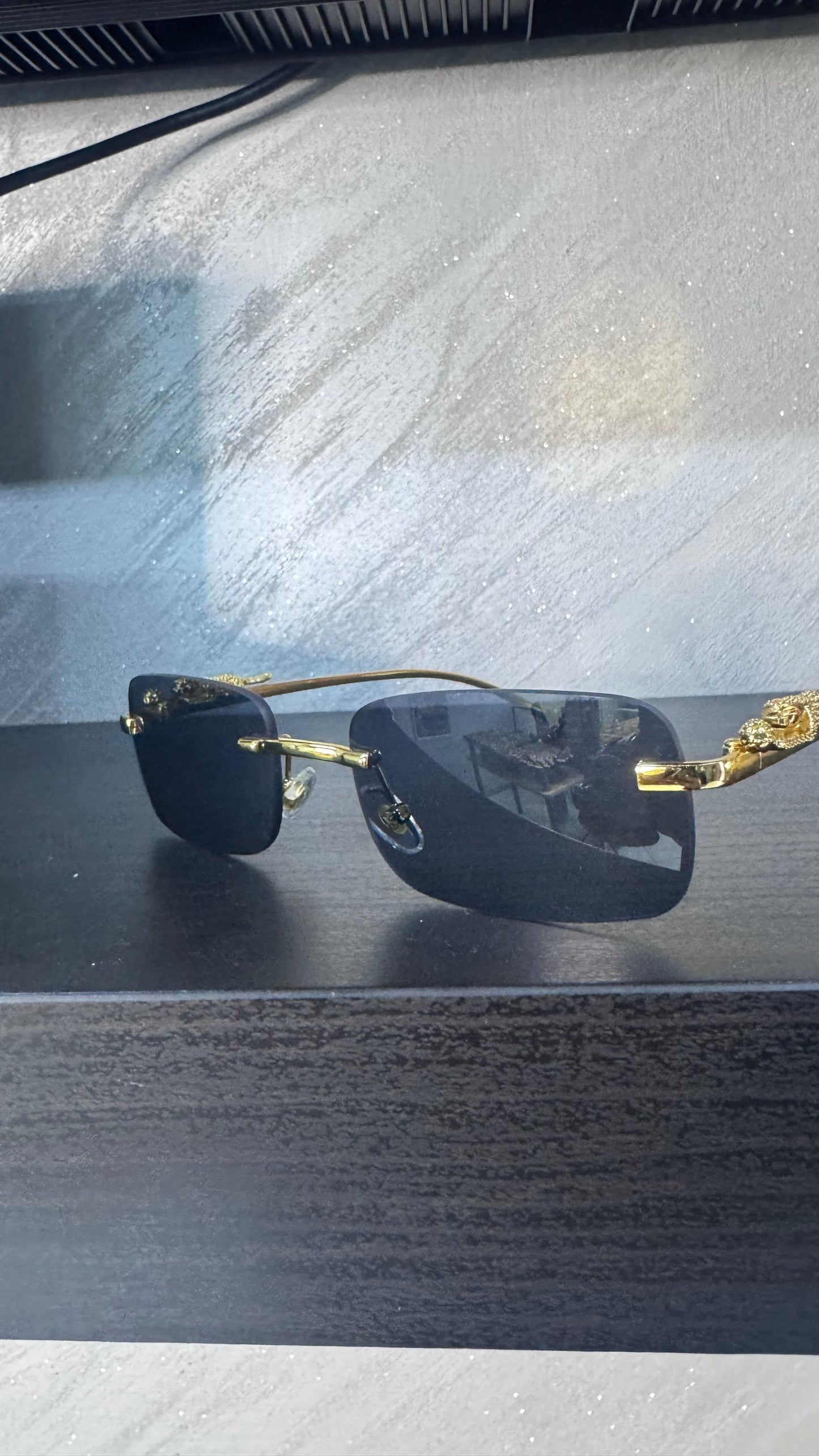 Occhiali da sole nero unisex *67