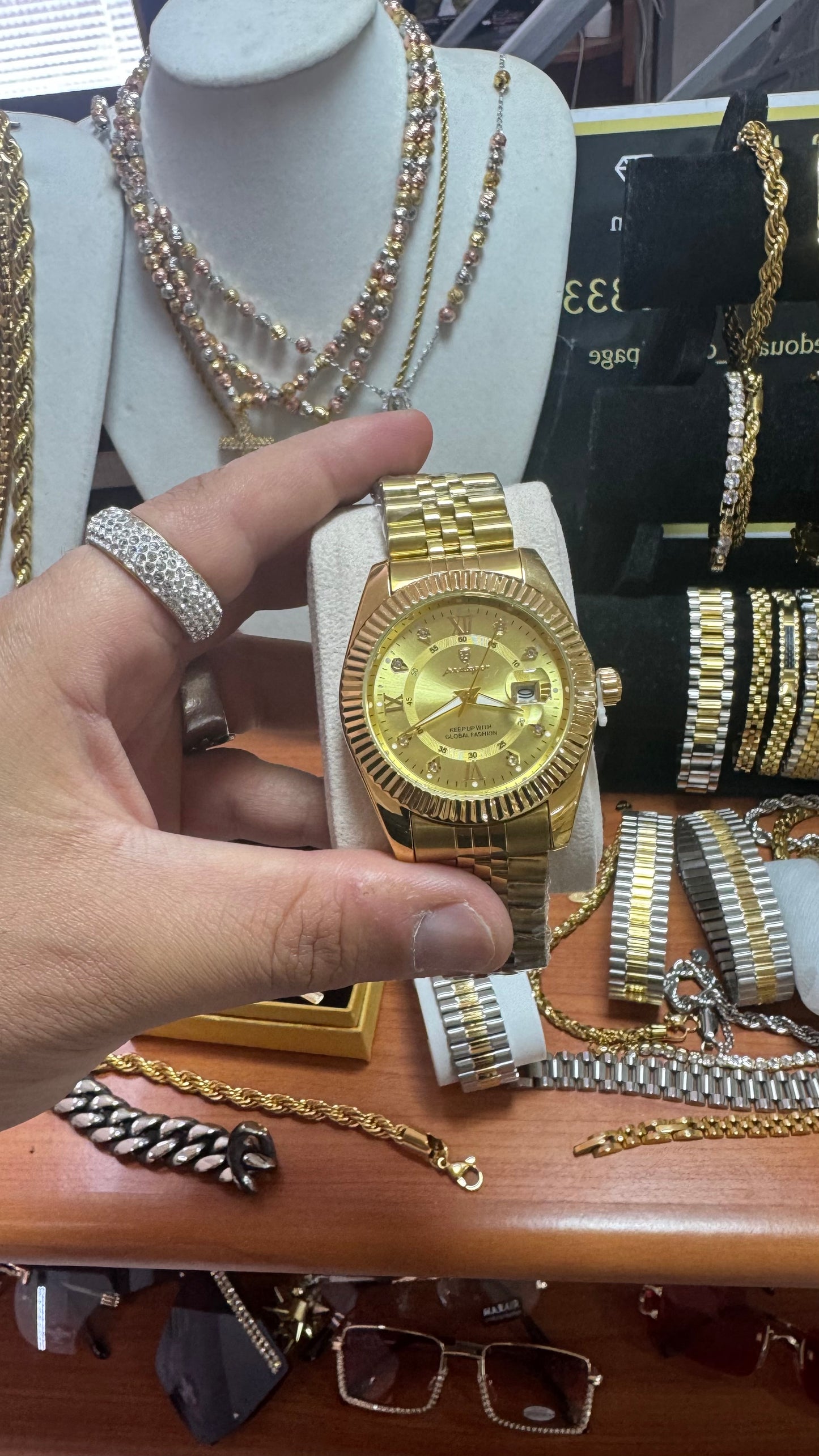 Orologio acciaio oro *19