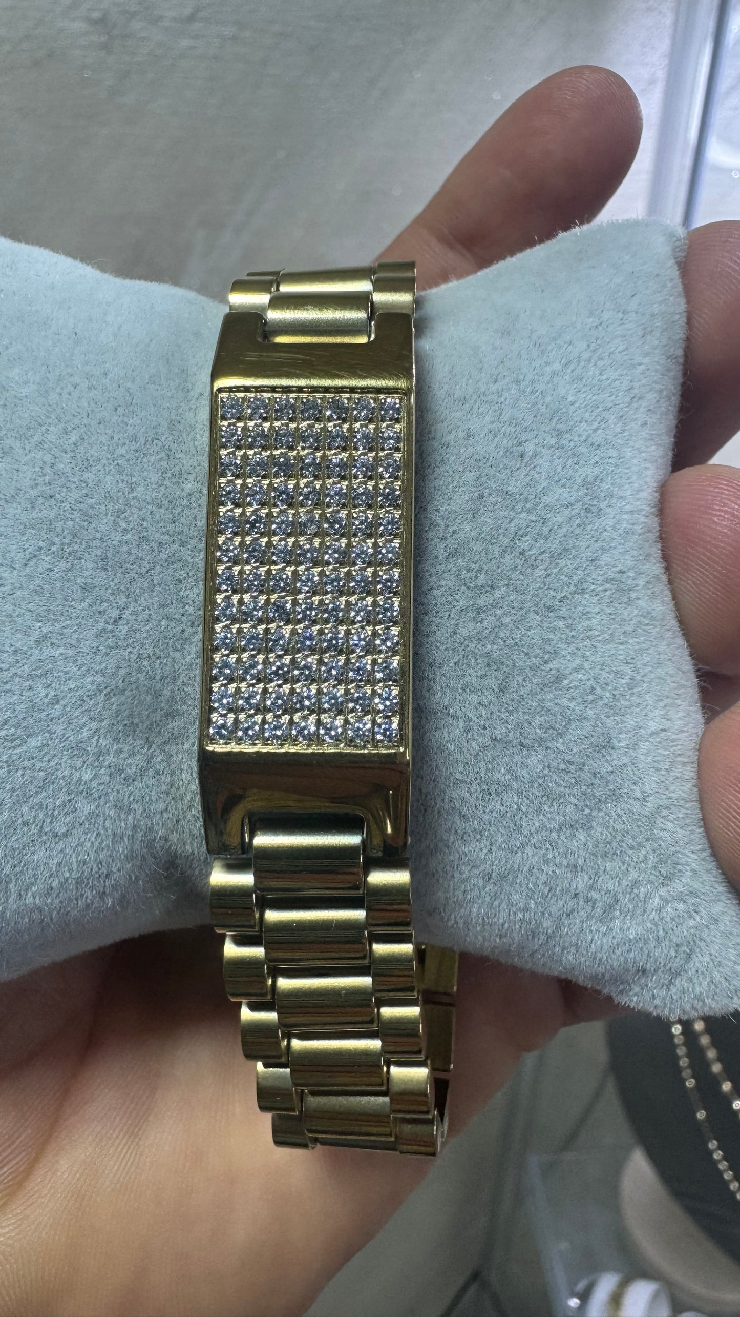 Bracciale president Diamond acciaio *39