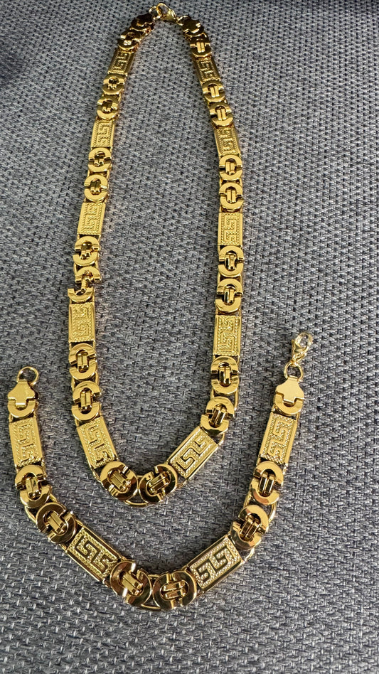 Combo Kit acciaio oro Greca *111