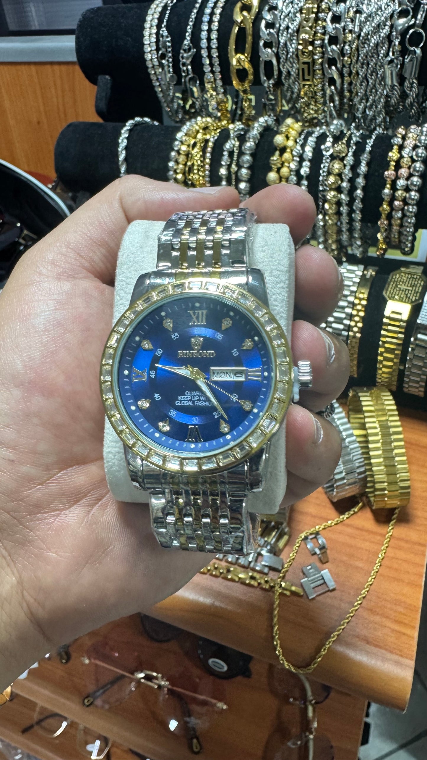 Orologio acciaio oro *20
