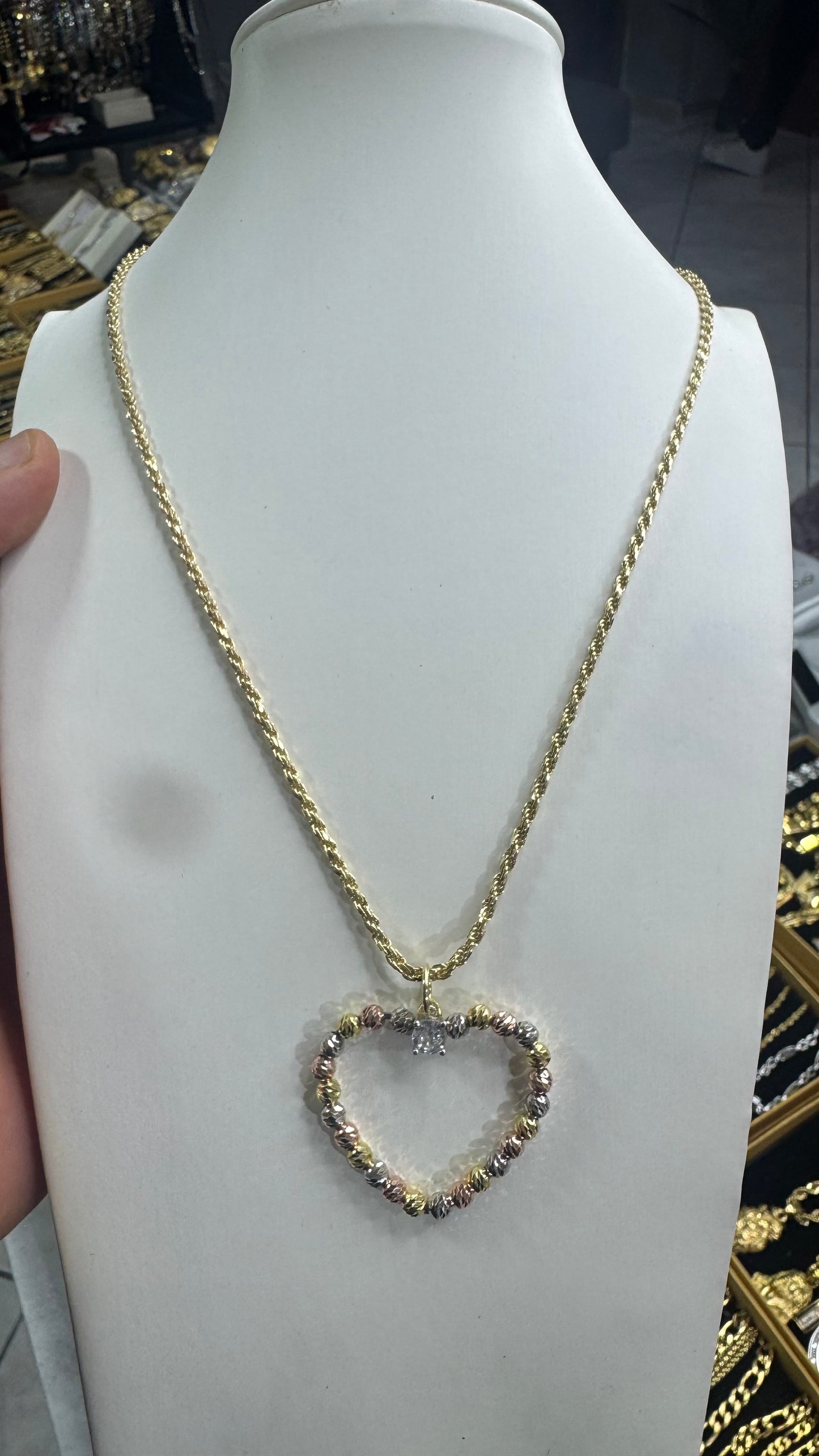 Collana Argento 925 cuore MILLELUCI*619