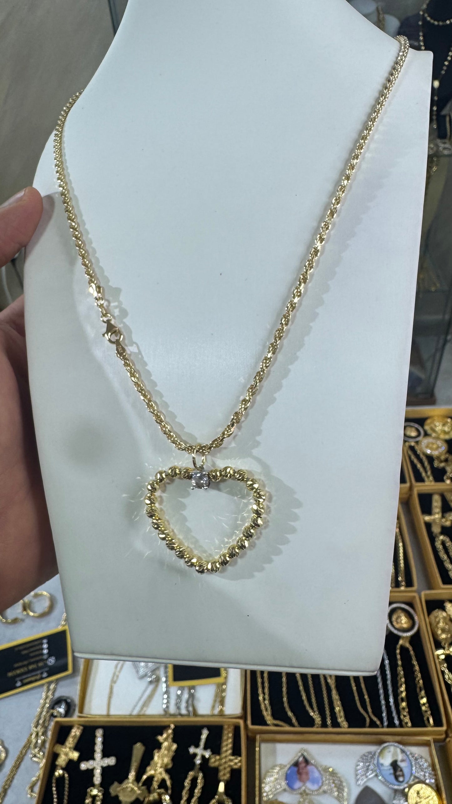 Collana Argento 925 cuore Slash *622