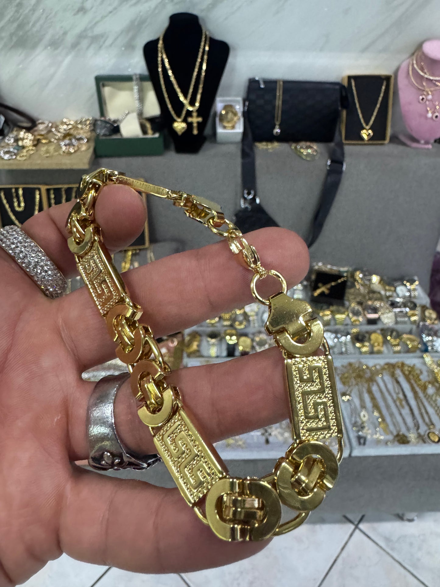 Bracciale greca piastra *115