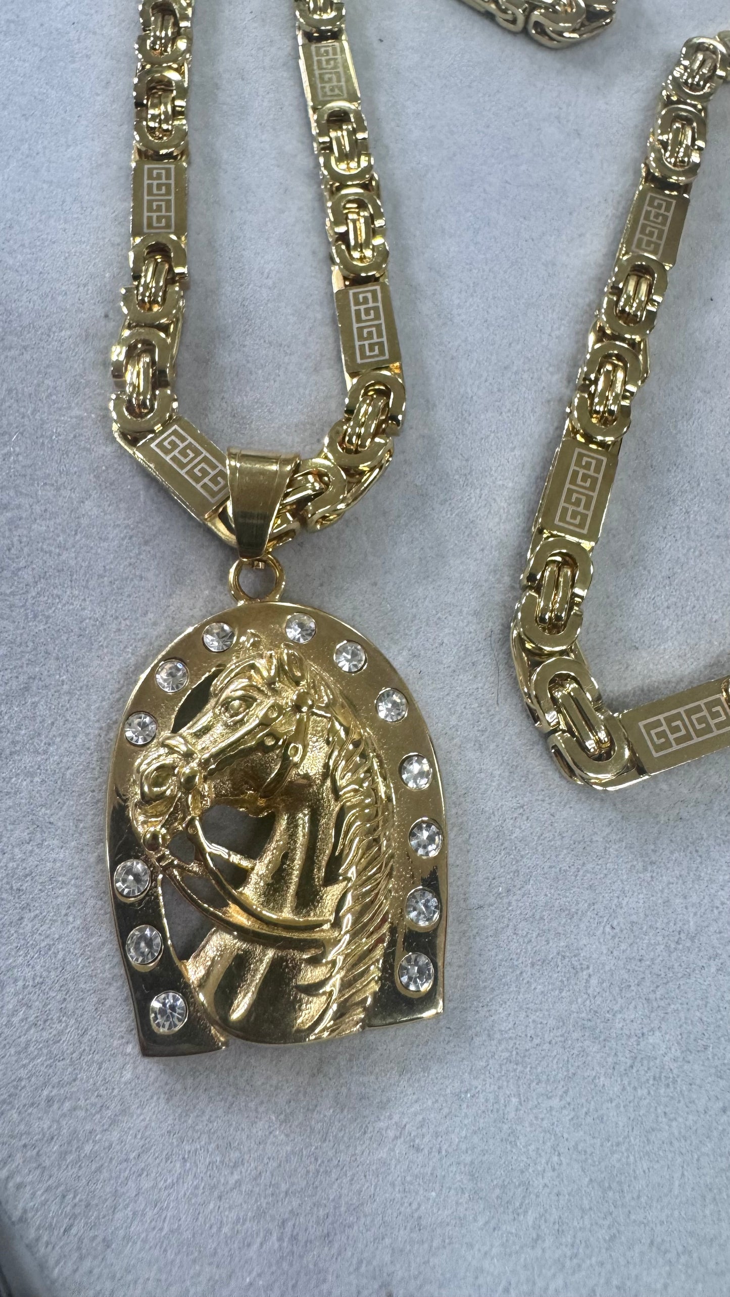 combo kit cavallo Acciaio oro*196