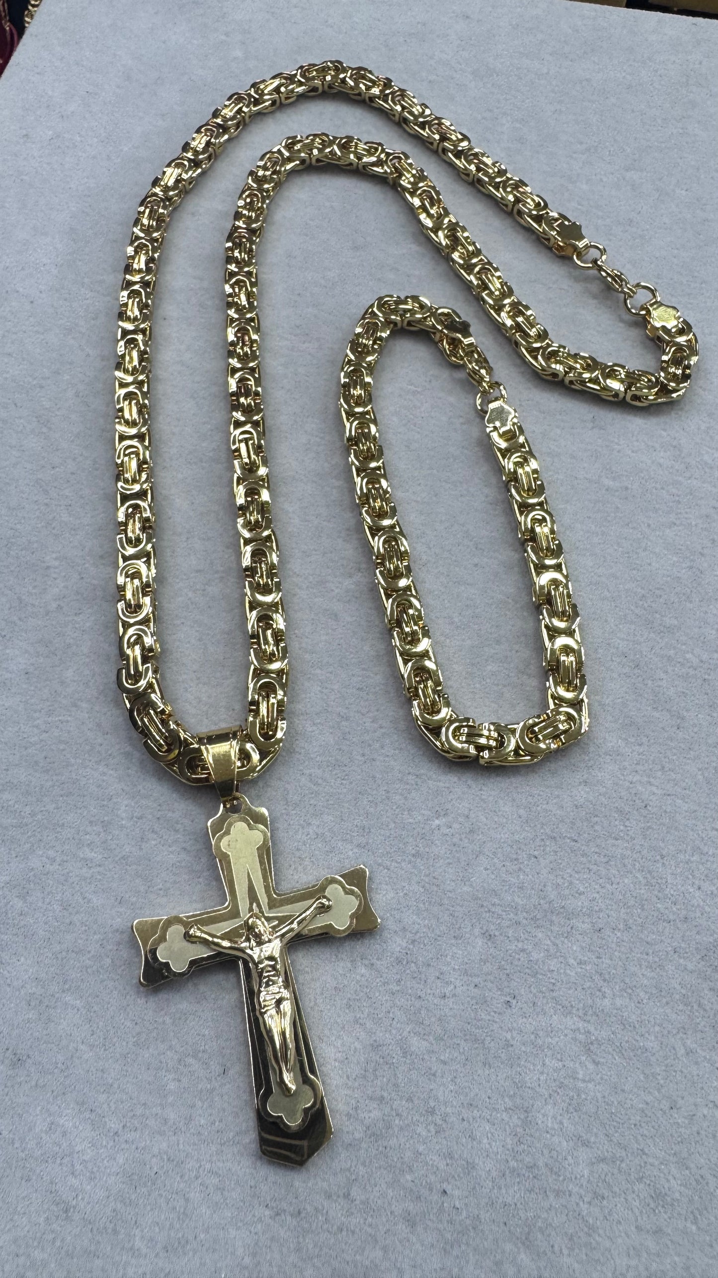 Combo Kit croce acciaio oro *235