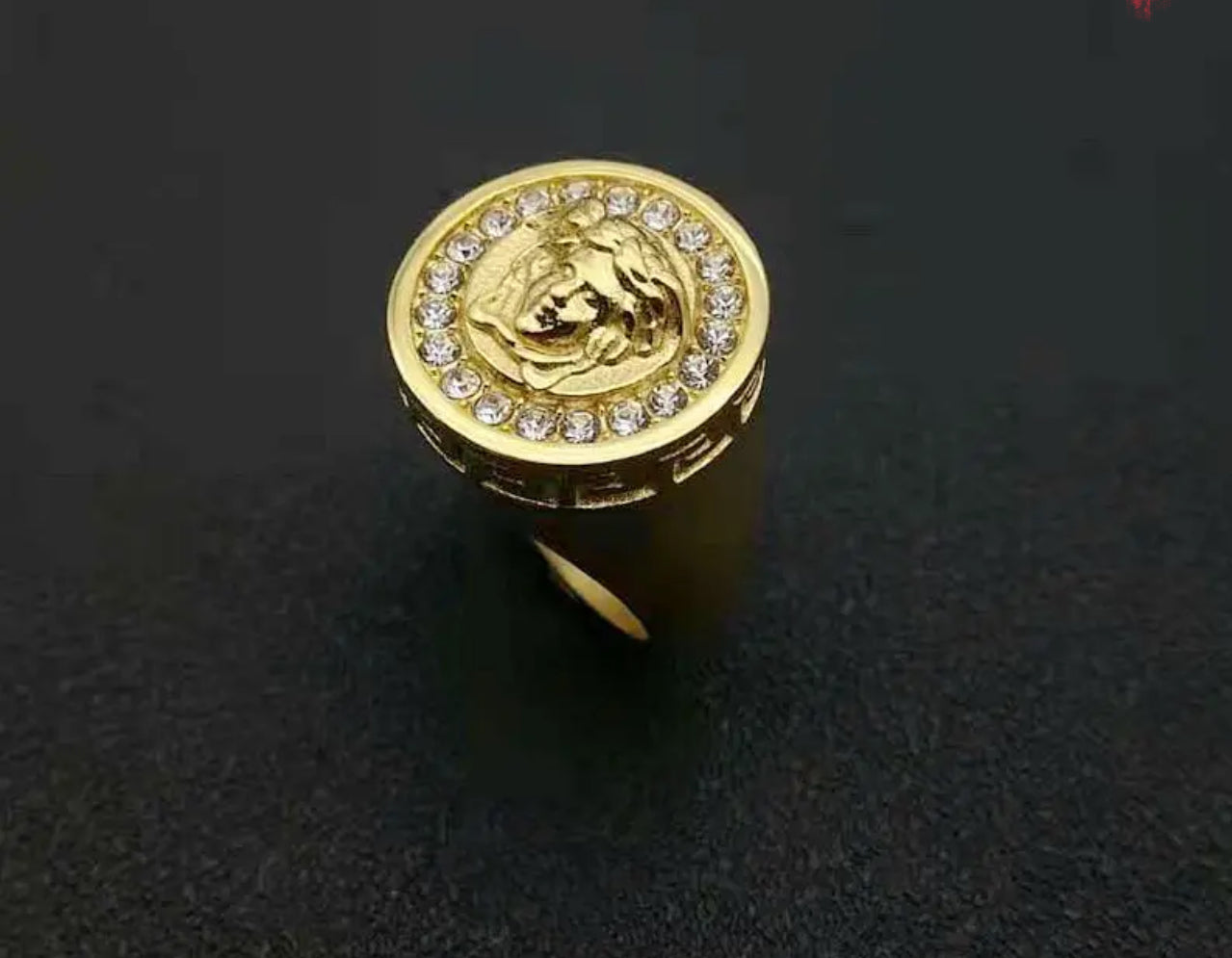 Anello modello medusa acciaio *02