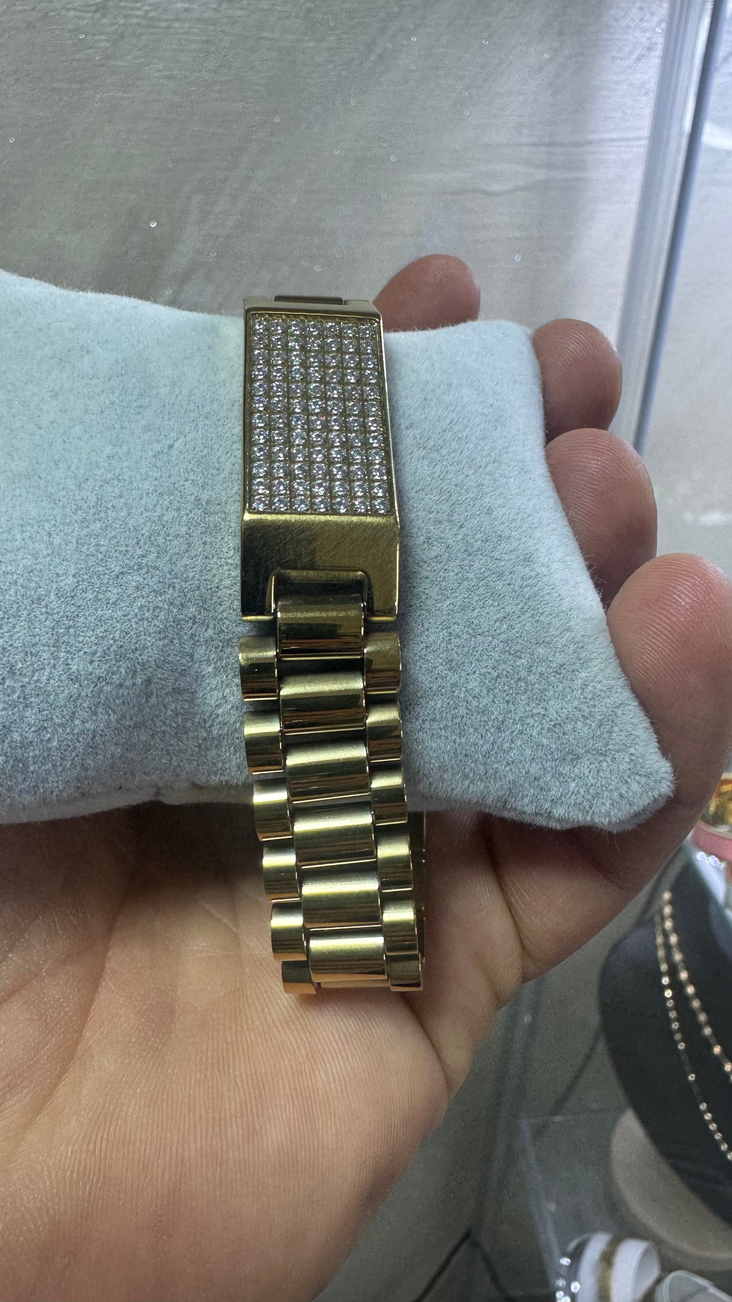 Bracciale president Diamond acciaio *39