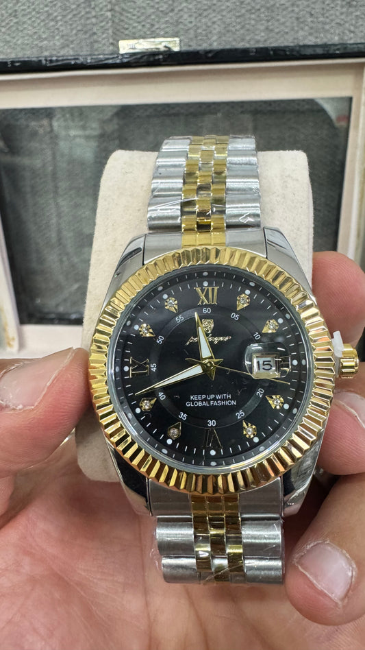 Orologio acciaio oro e argento *27