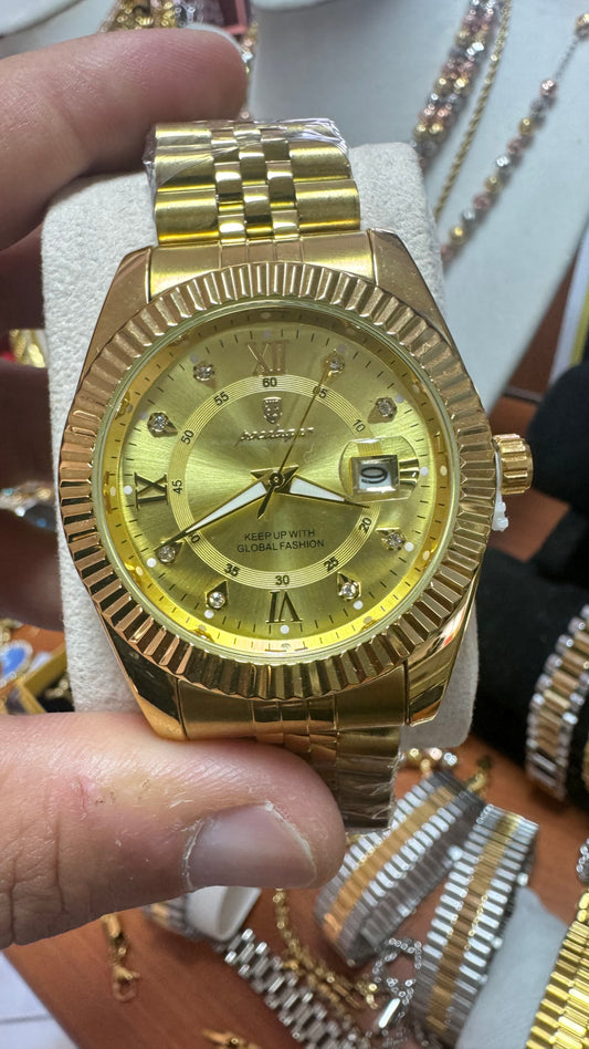 Orologio acciaio oro *19