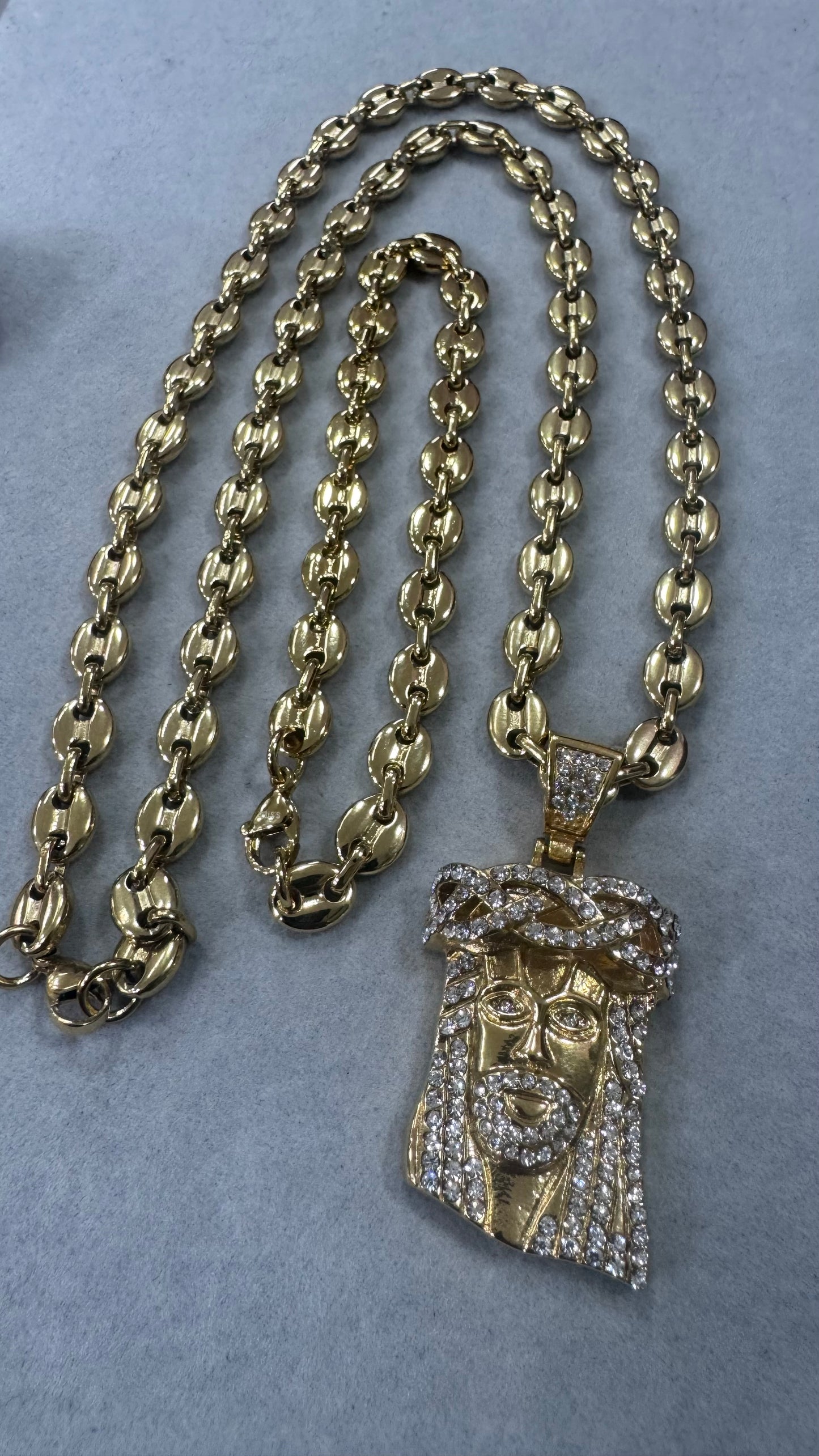 Combo Kit Gesù marina acciaio oro *249