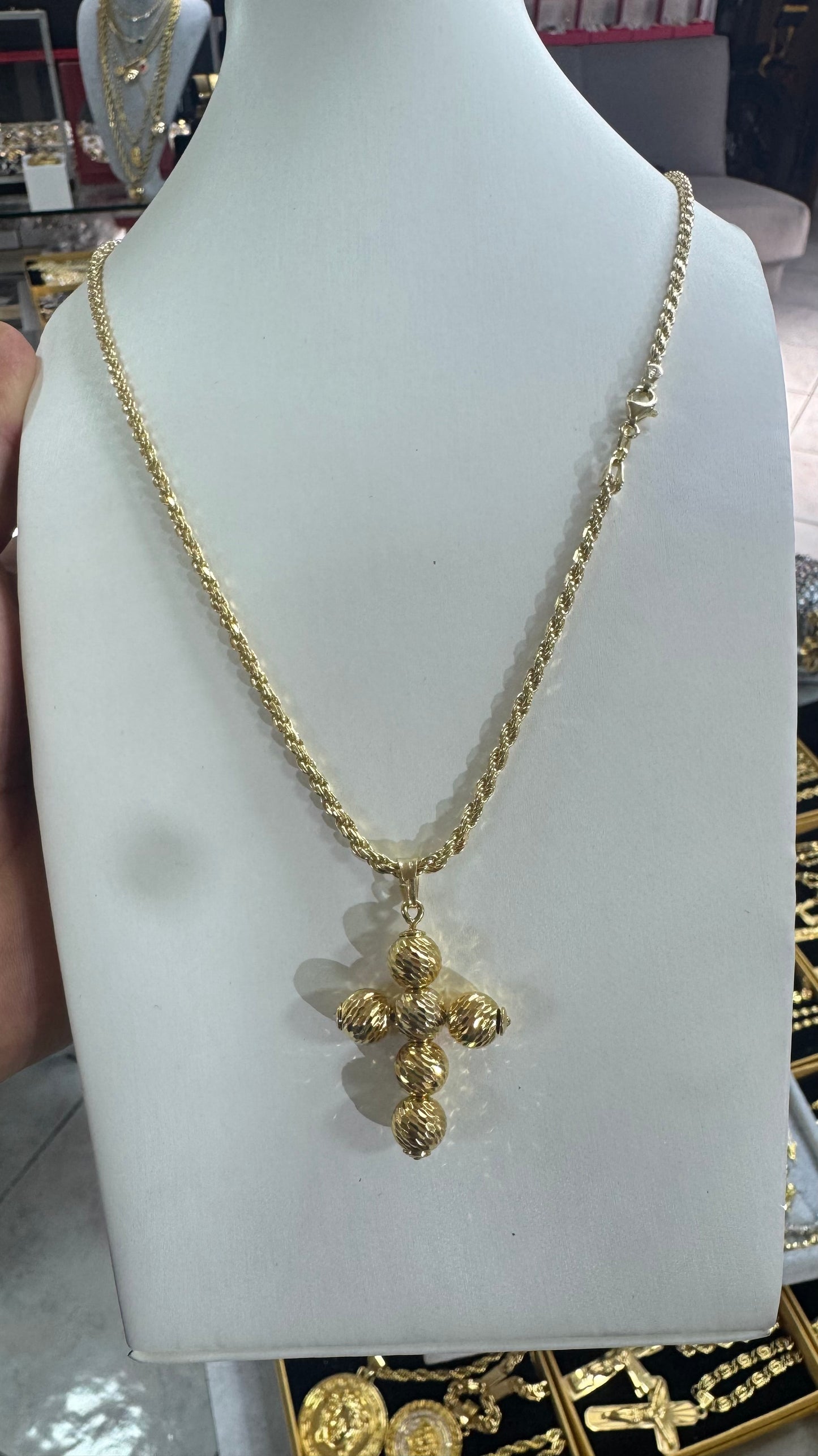 Collana Argento 925 croce *600