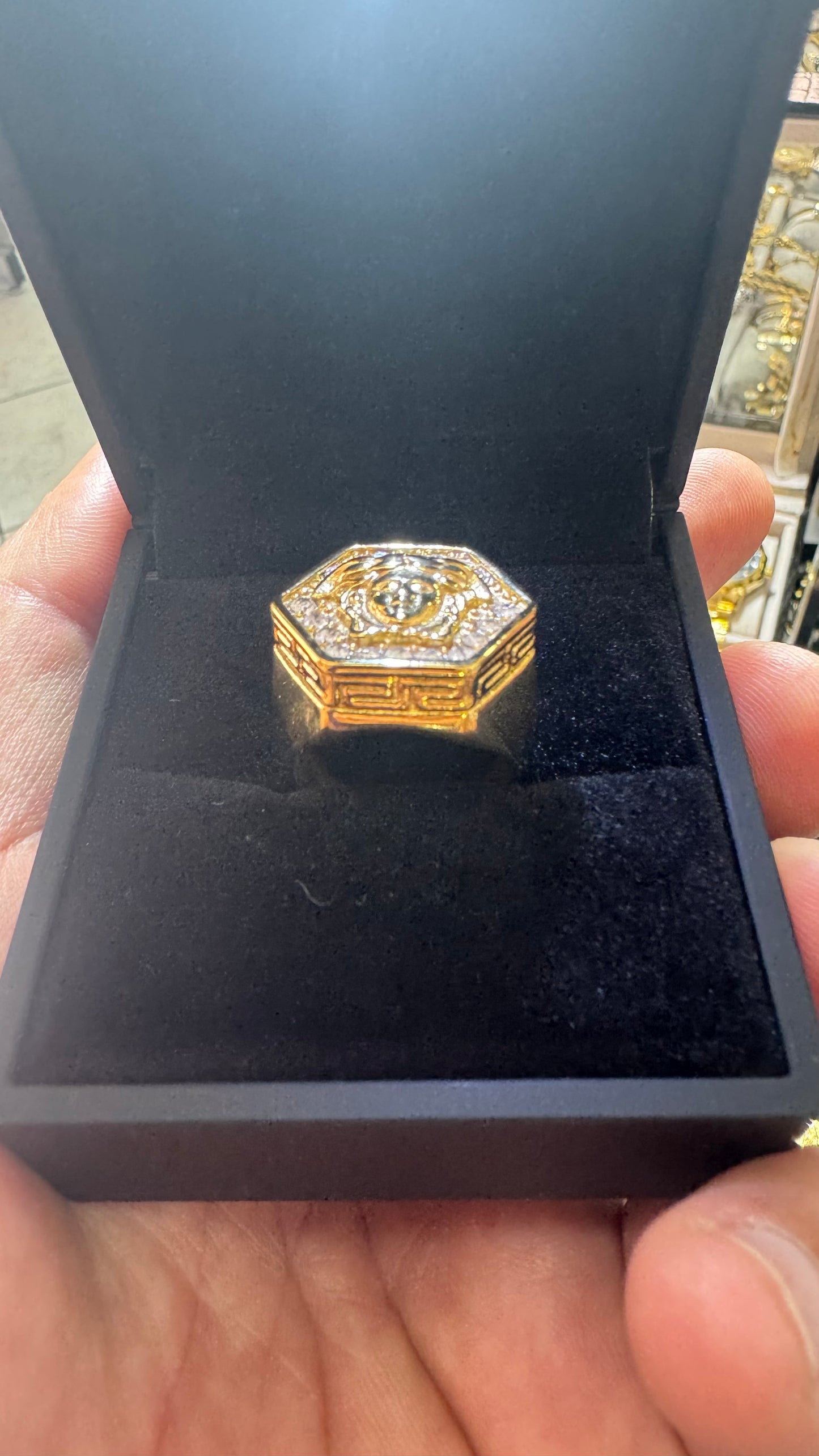 Anello medusa acciaio *14