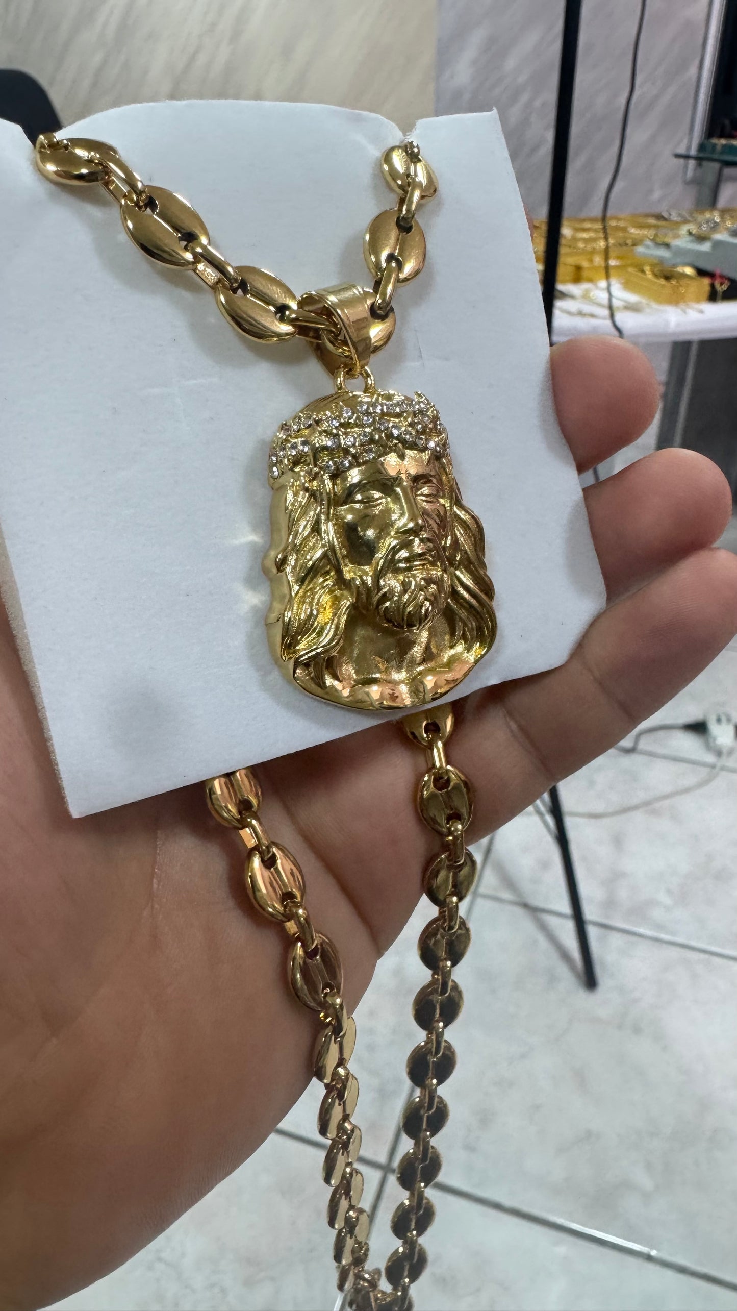 Combo kit Gesu acciaio oro *146