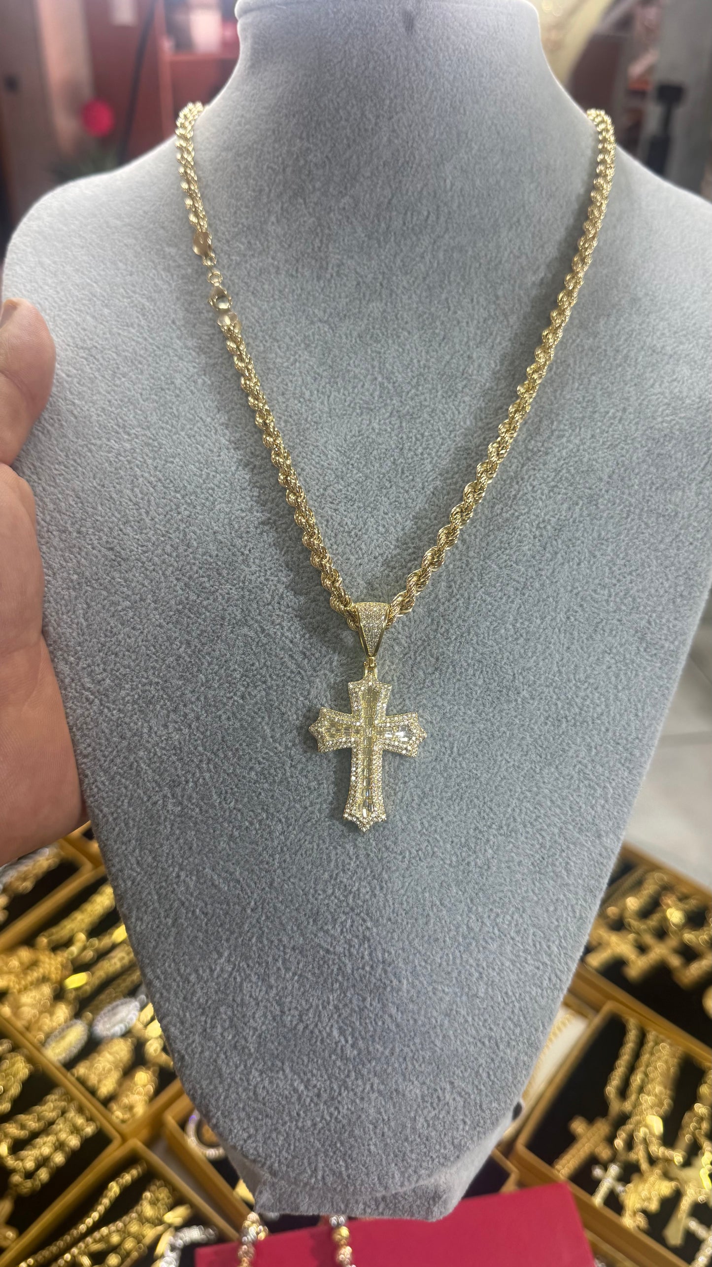 Collana Argento 925 croce *602