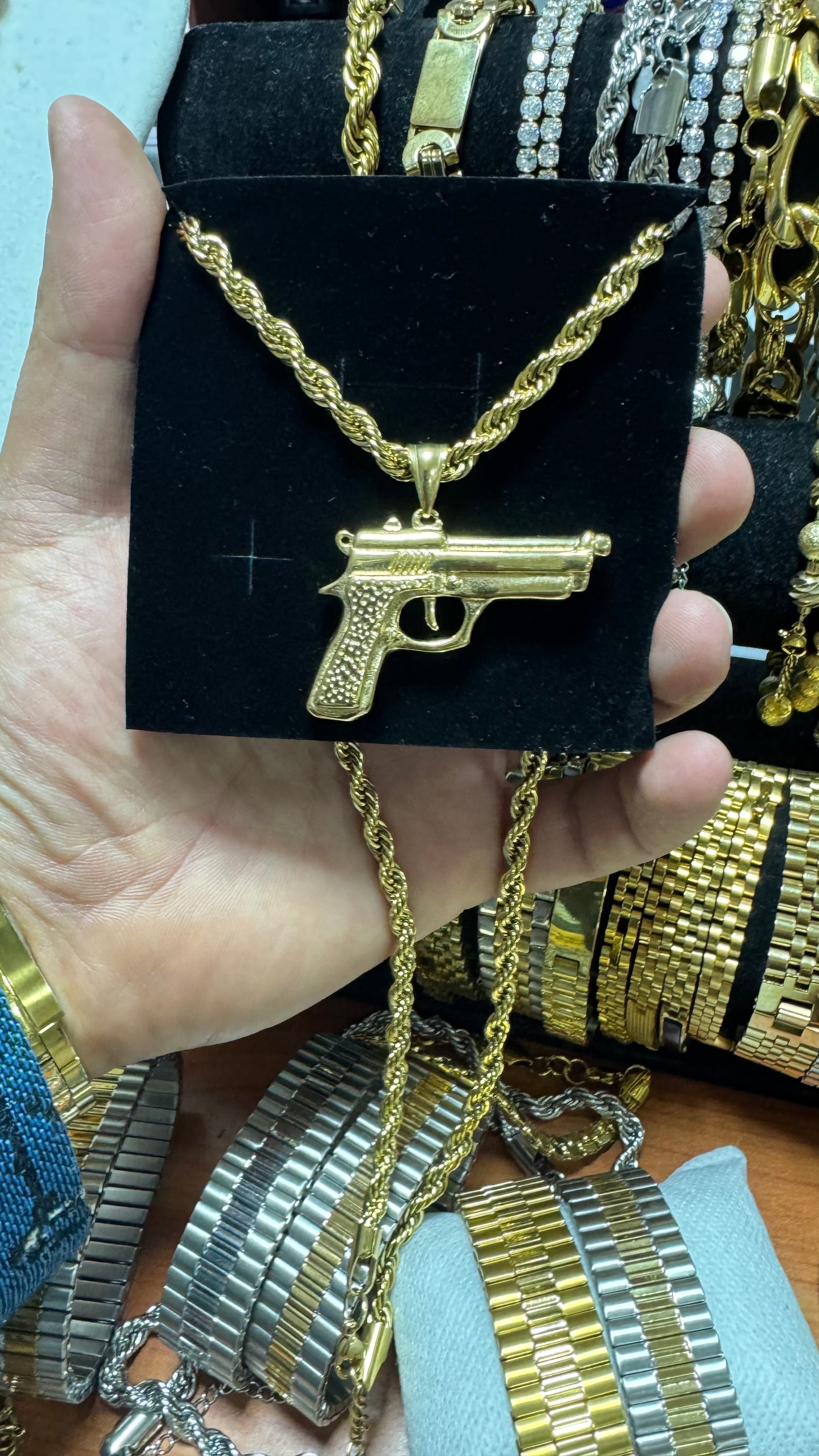 Combo kit acciaio oro *69