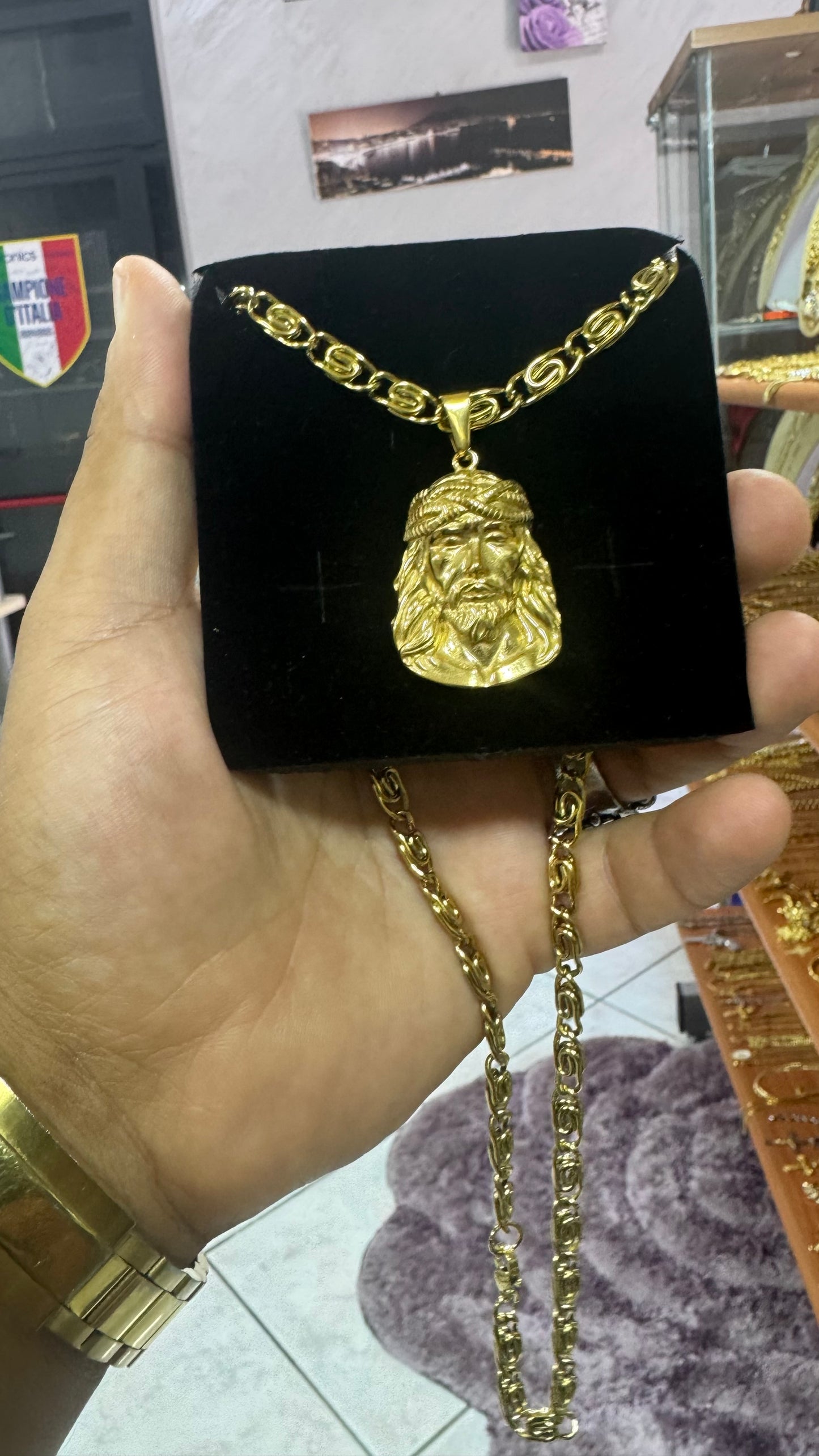 Combo kit gesu acciaio oro *143