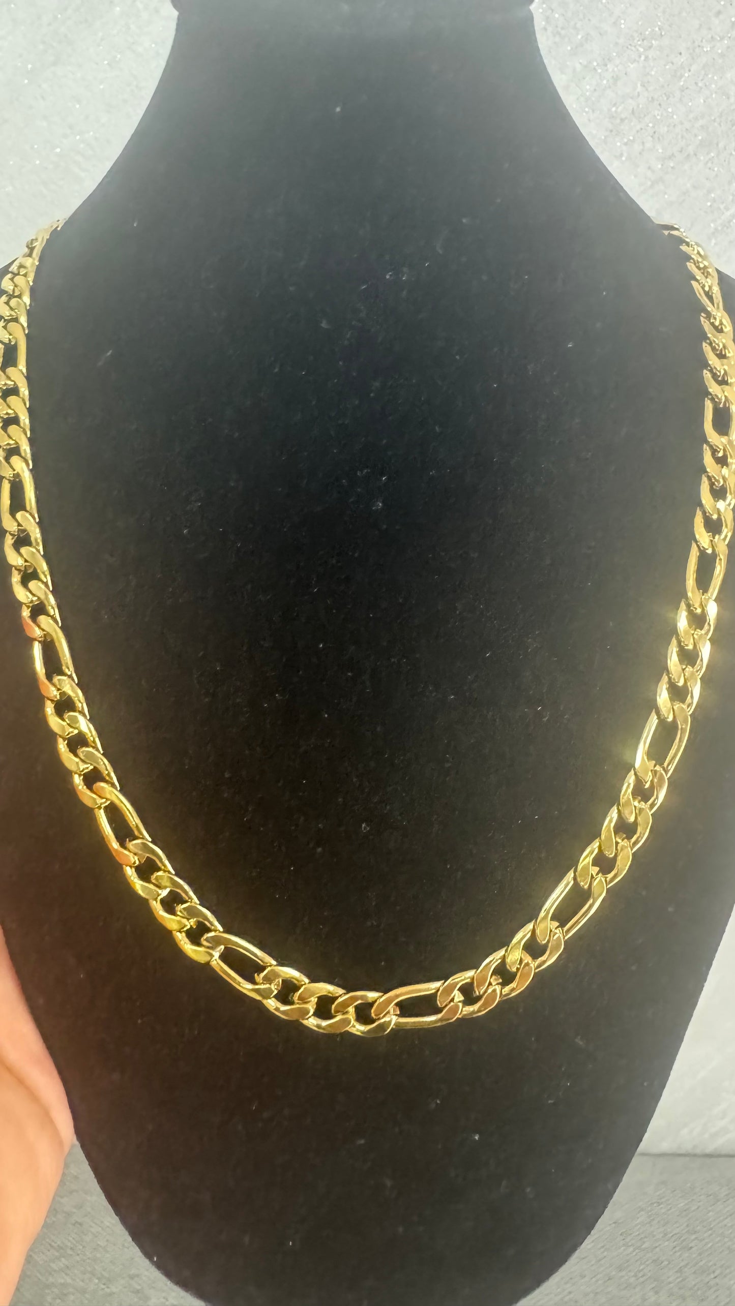 Collana girocollo acciaio oro*12