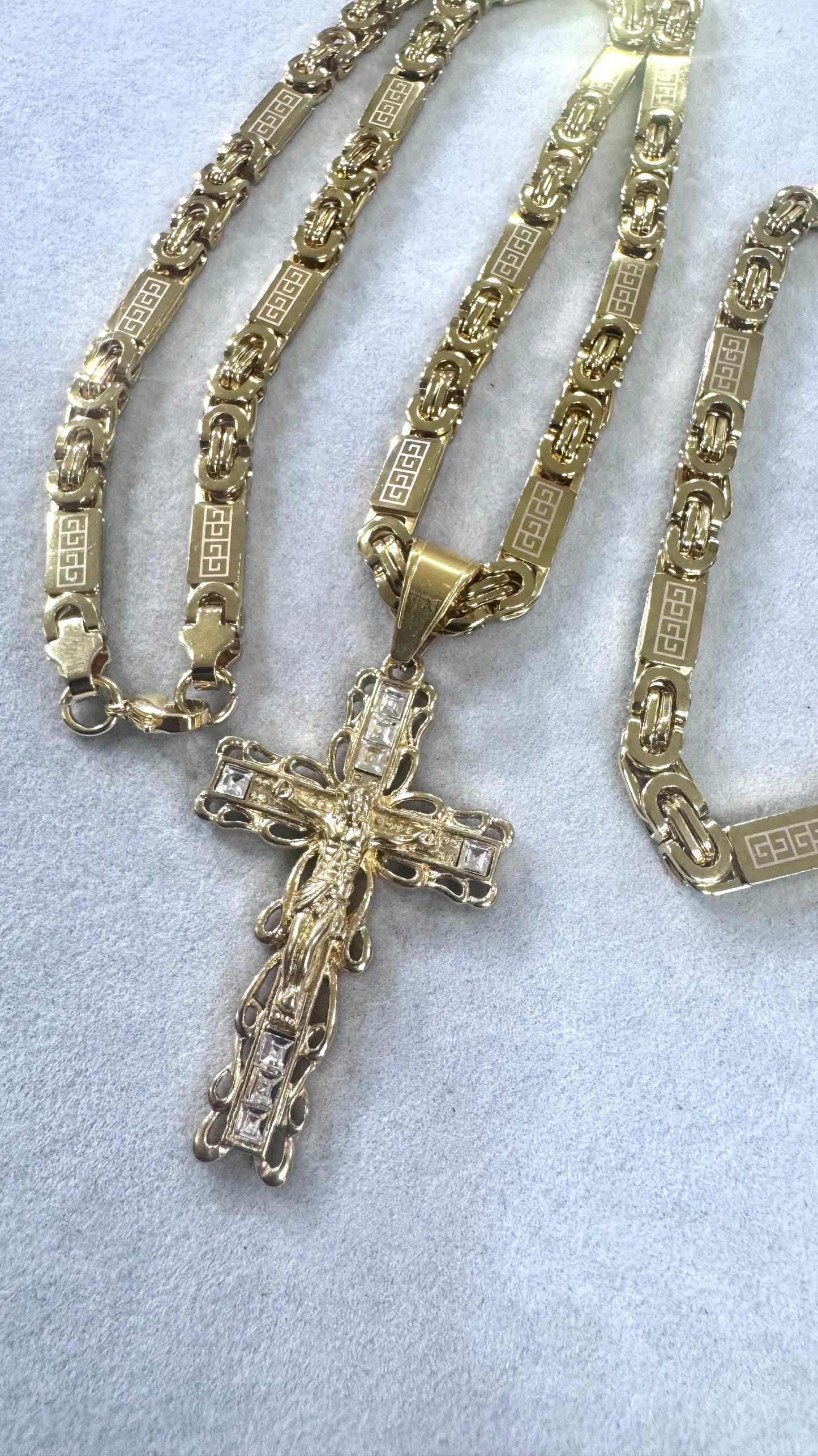 combo kit croce Acciaio oro*186