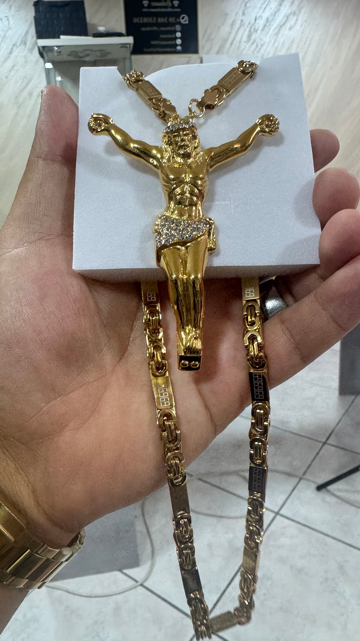 Combo kit Gesu acciaio oro *149