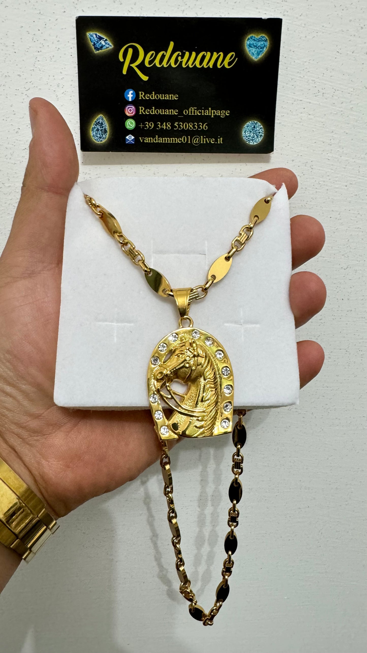 Combo kit cavallo acciaio oro *28