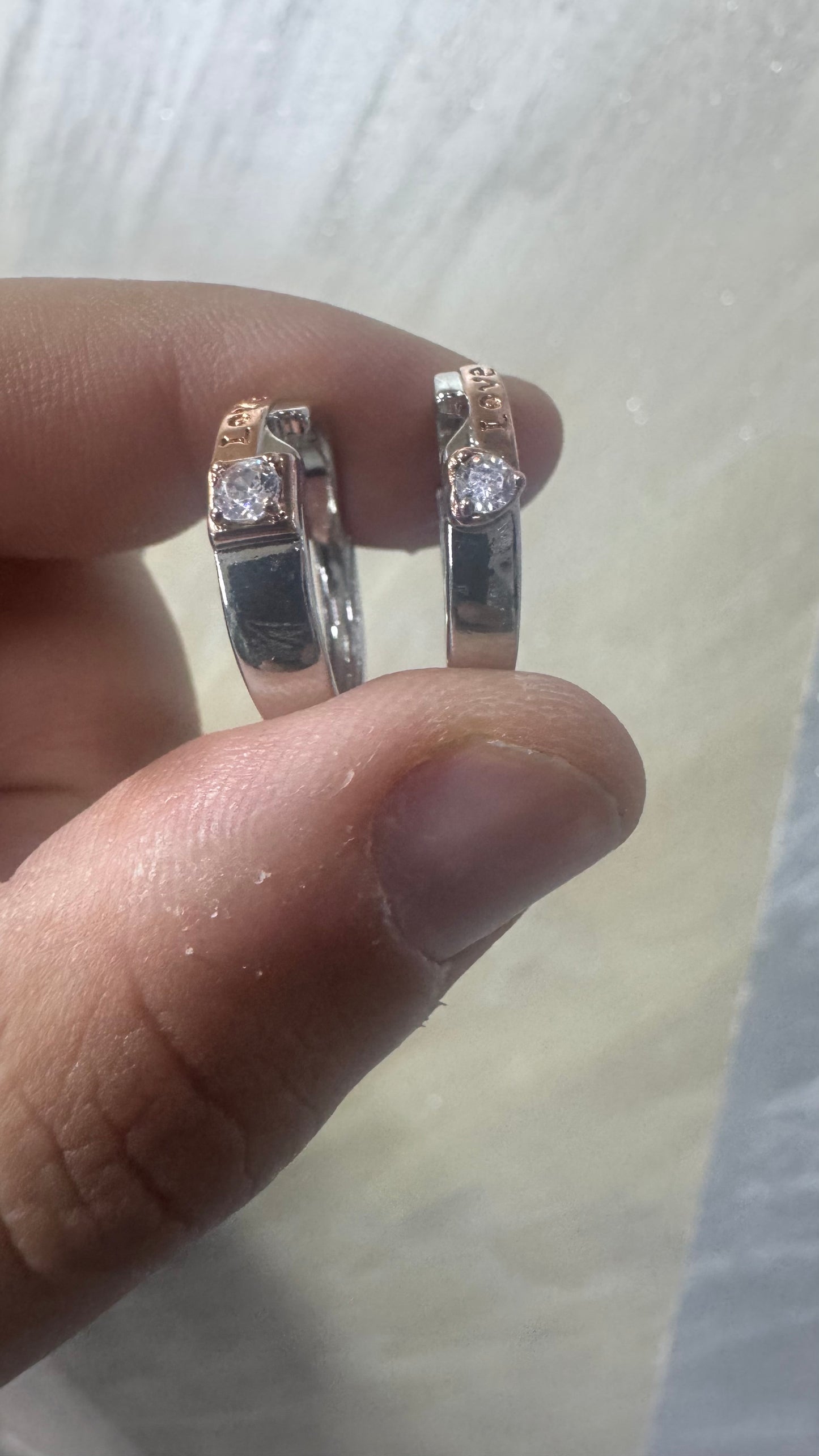 Coppia fedi/fedine Argento *08