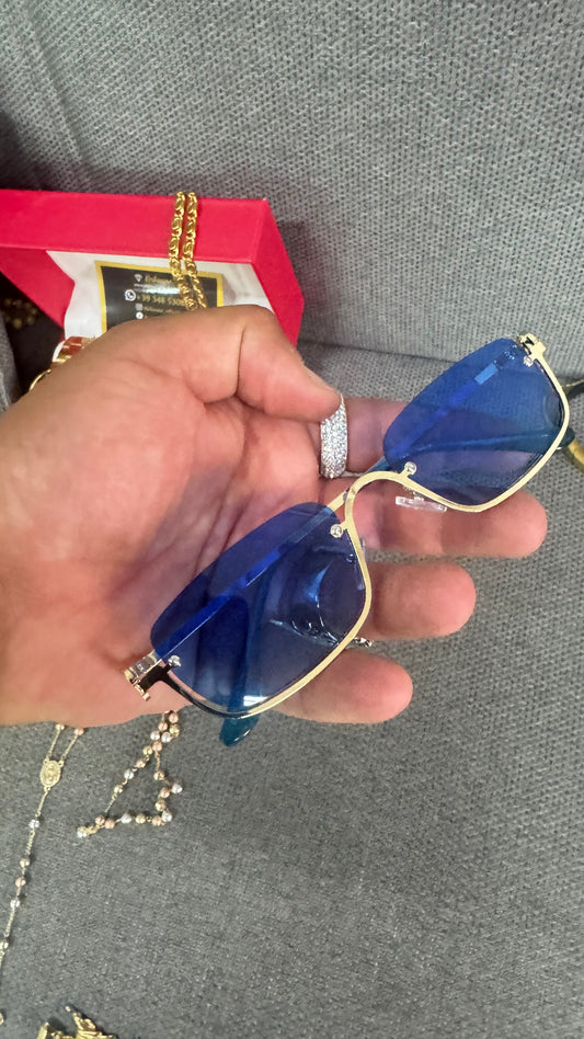 Occhiali azzurri unisex *52