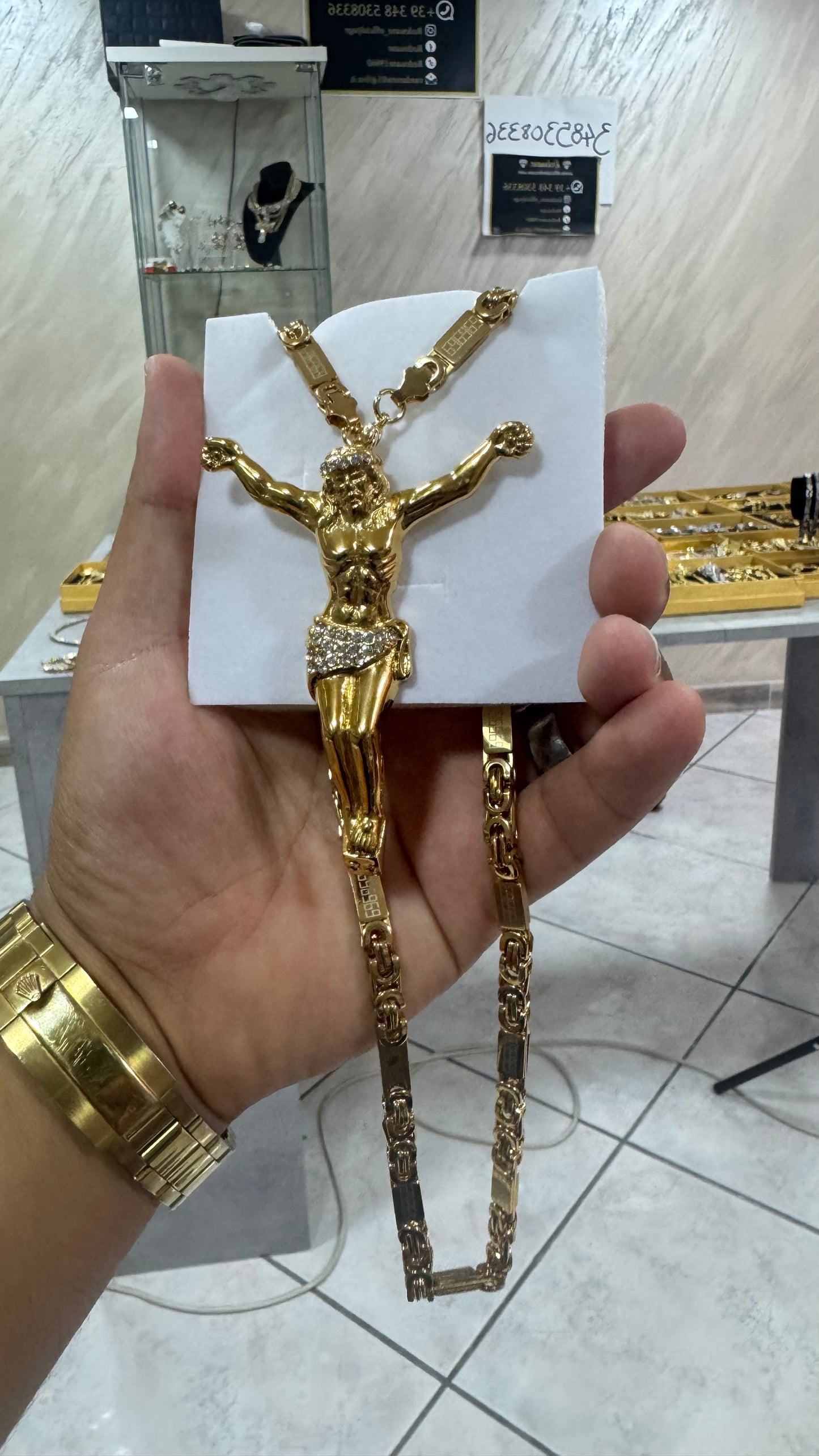 Combo kit Gesu acciaio oro *149