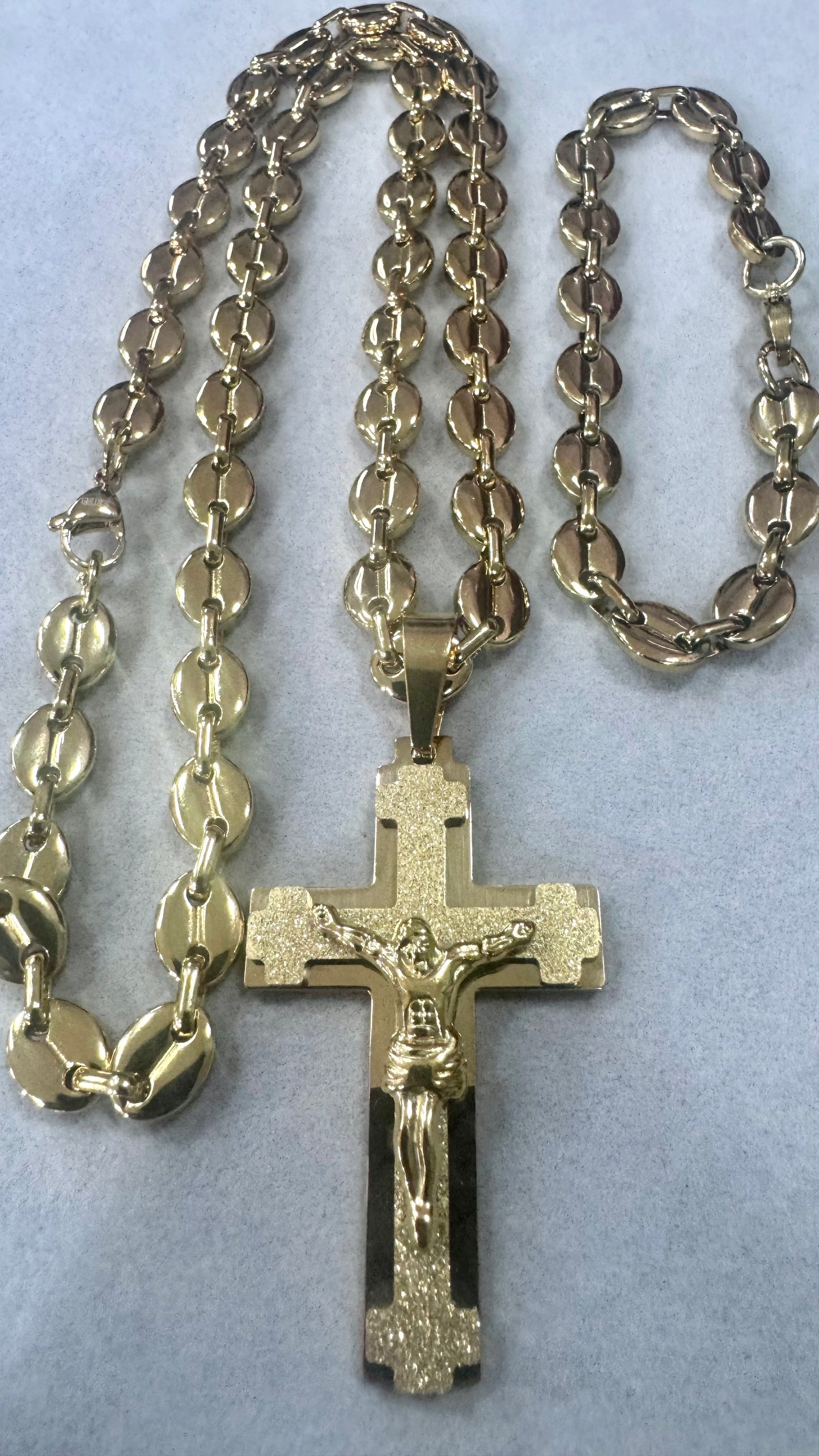Combo Kit croce acciaio oro *206