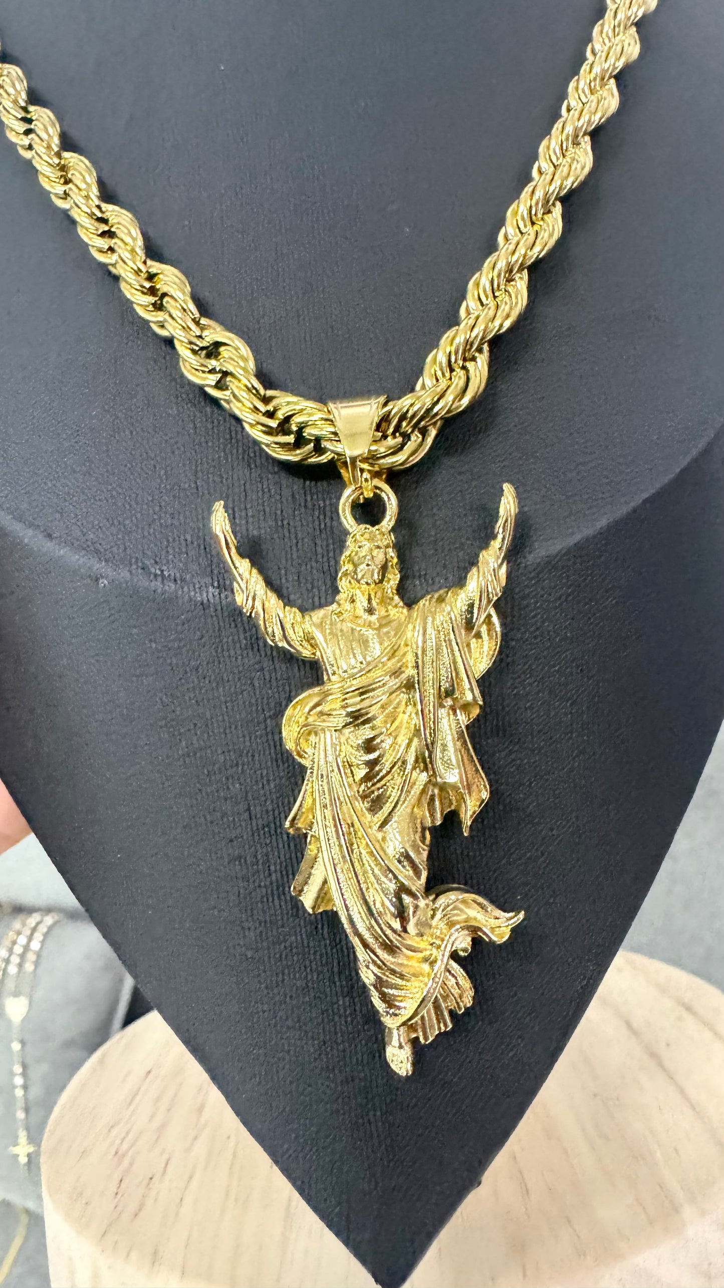 Combo kit Gesù acciaio oro *126