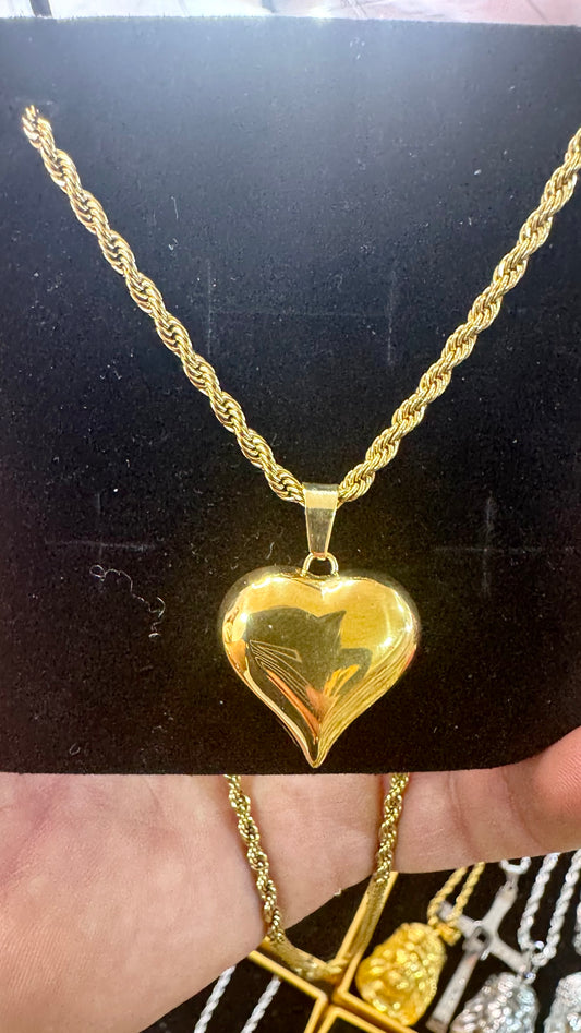 Collana donna con cuore*25