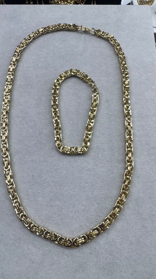 Combo Kit  acciaio oro *244
