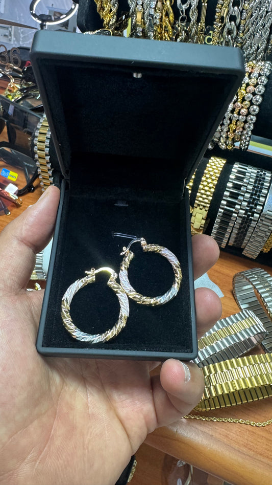 Orecchini intrecciati donna  *42