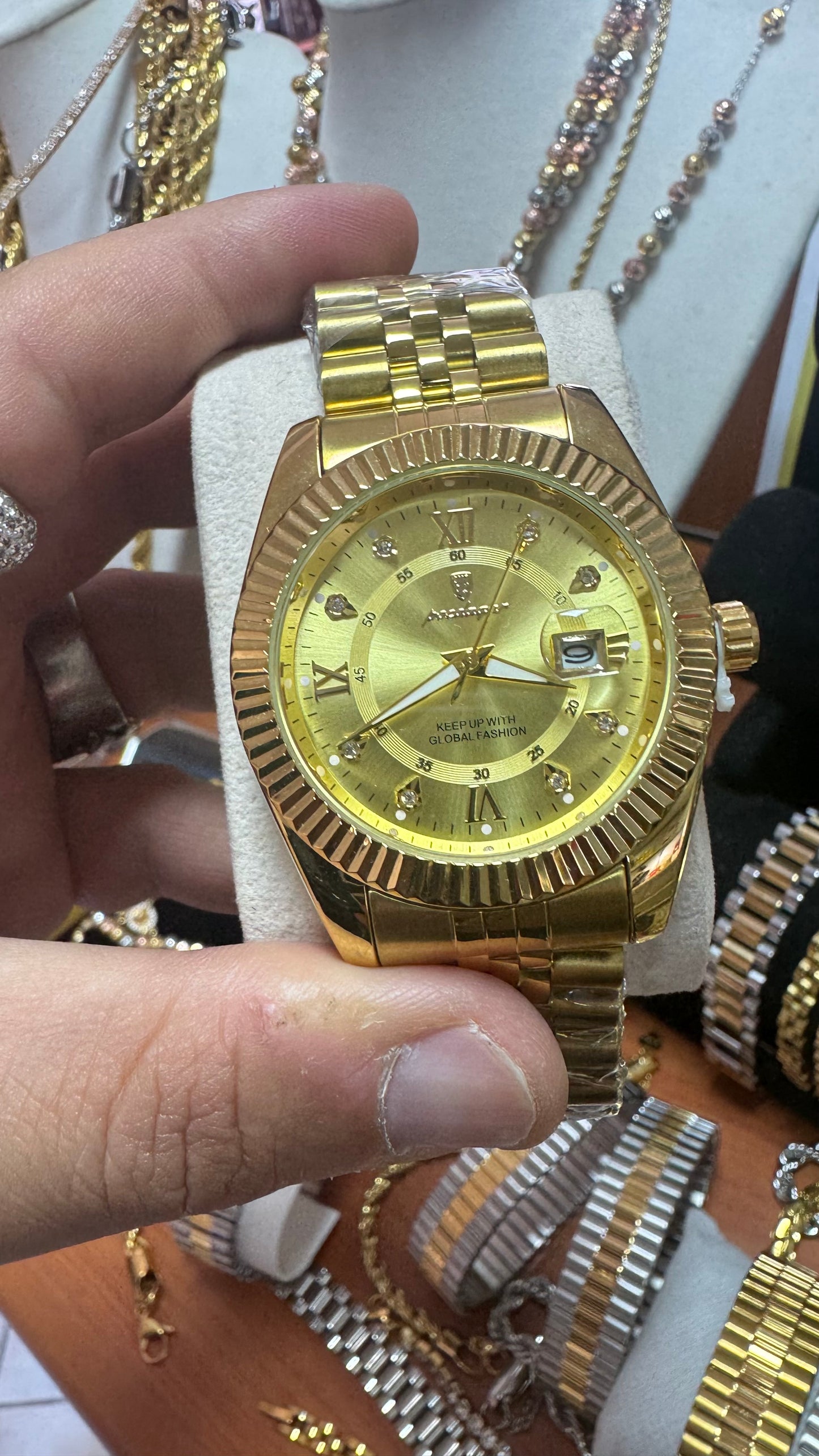 Orologio acciaio oro *19